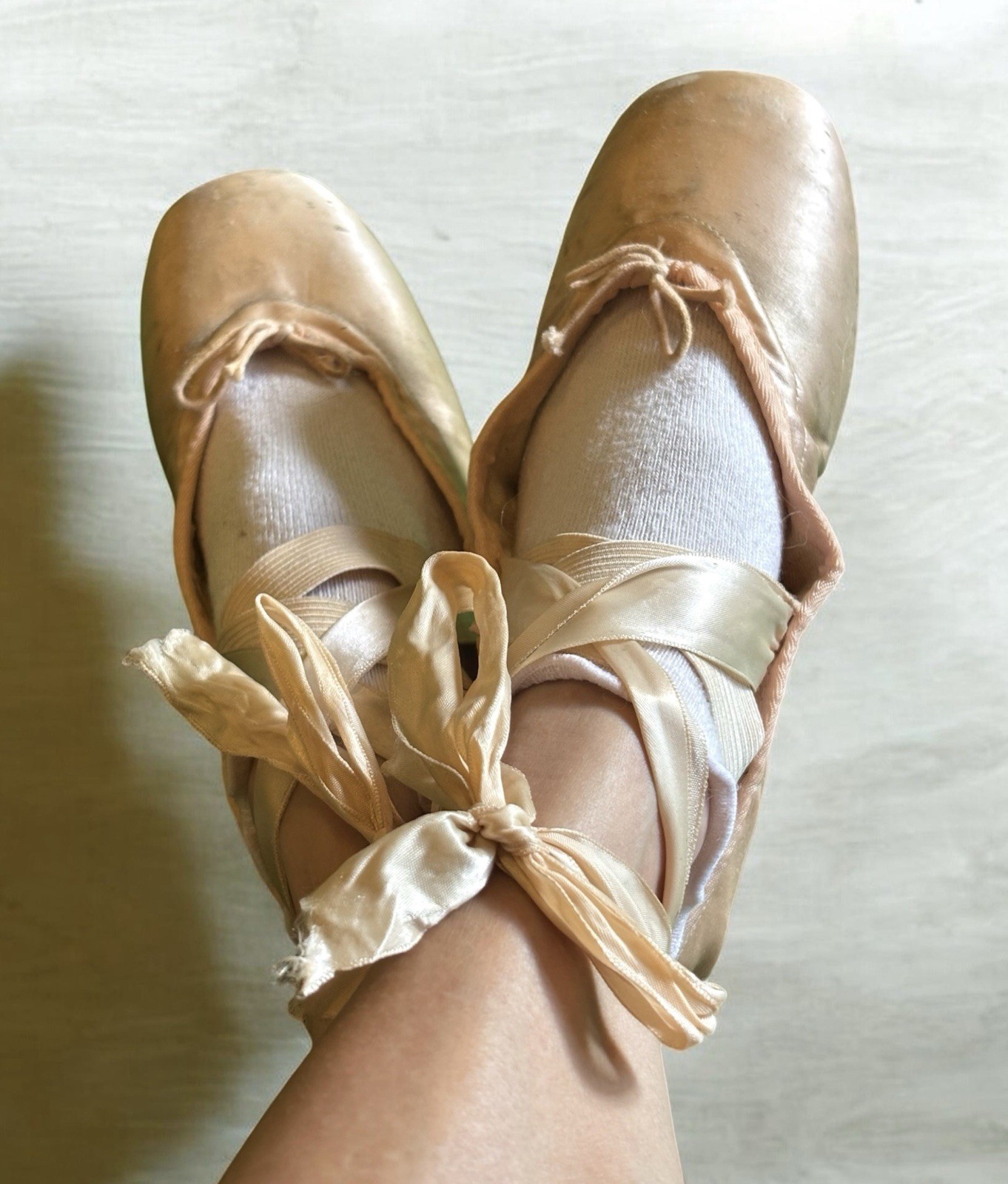 Vintage Dead Ballet Pointe Shoes Great As A Prop!!