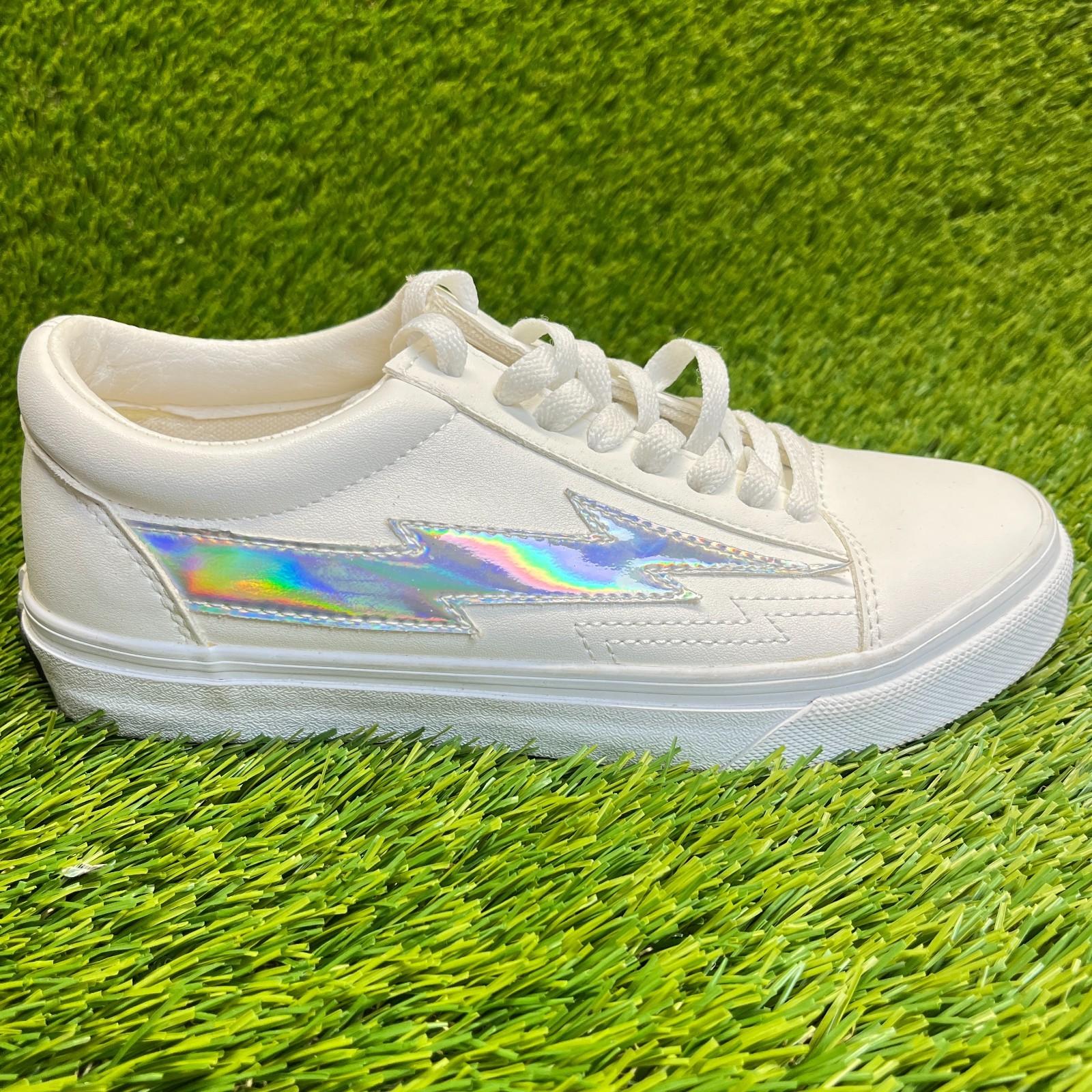 Revenge x Storm Classic Plus Mens Size 5 White Athletic Leather Shoes Sneakers