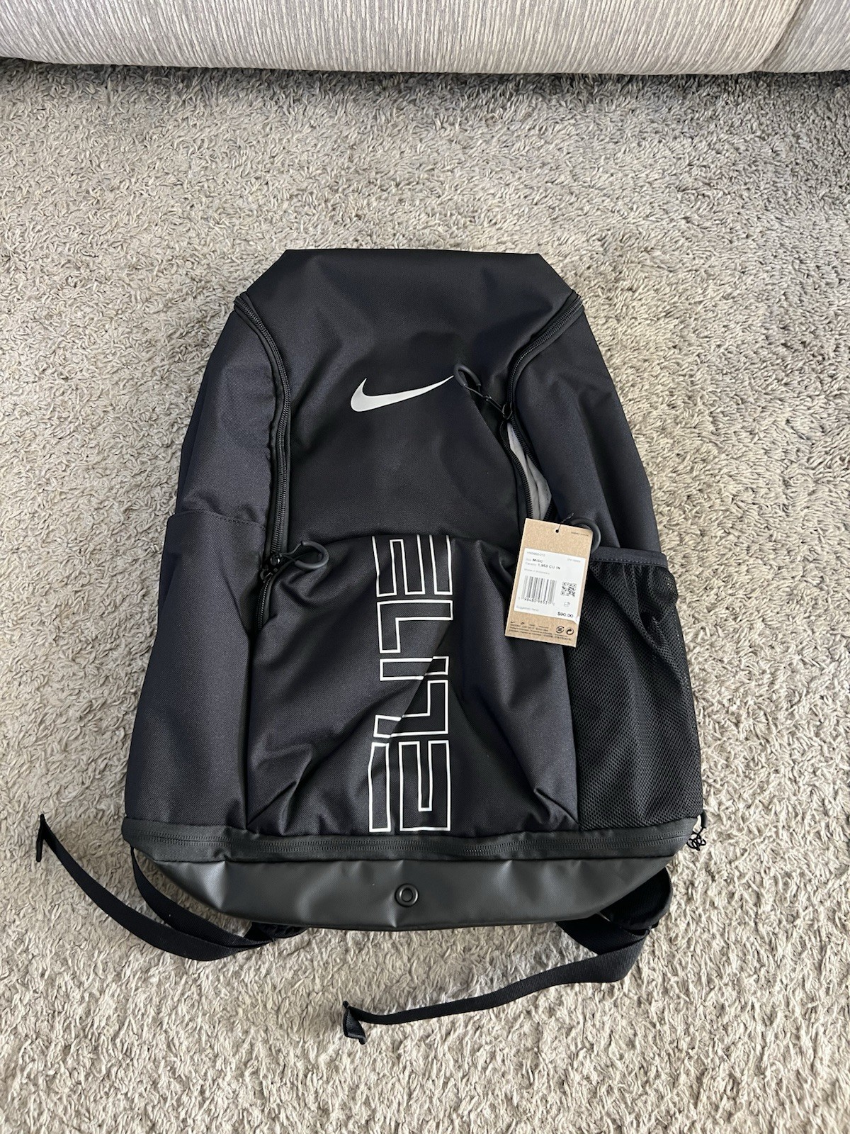 Nike Hoops Varsity Elite Backpack Black Basketball HM9965-010 32L