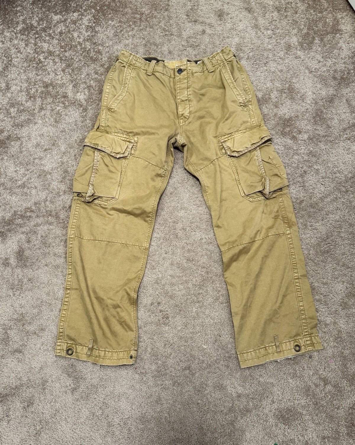 Gap Pants 35×32 Men Army Cargo Military Parachute Distressed Vintage Y2K