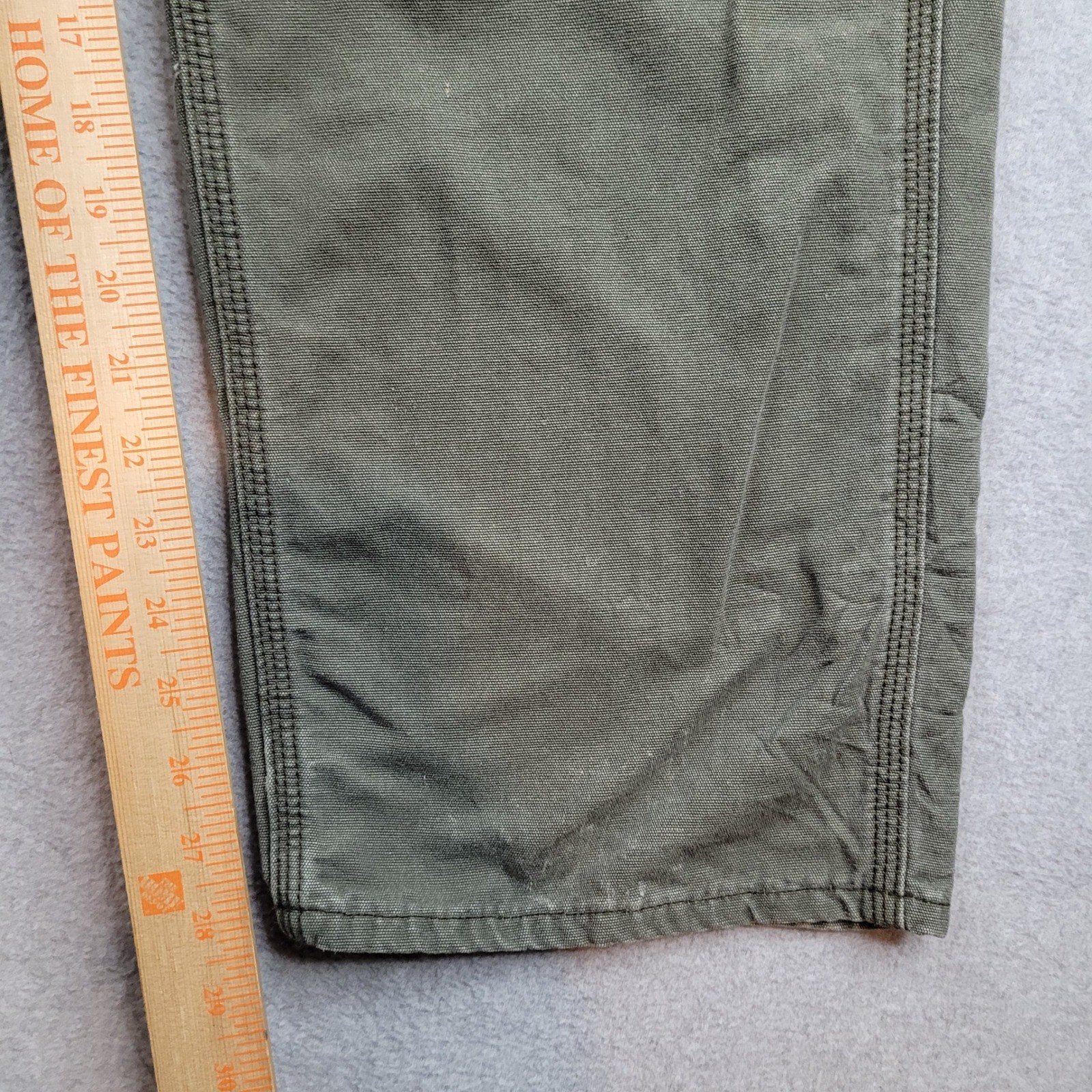 Carhartt FRB159-MOS Flame Resistant Canvas Pants Mens 36×30 Green Workwear CAT 2