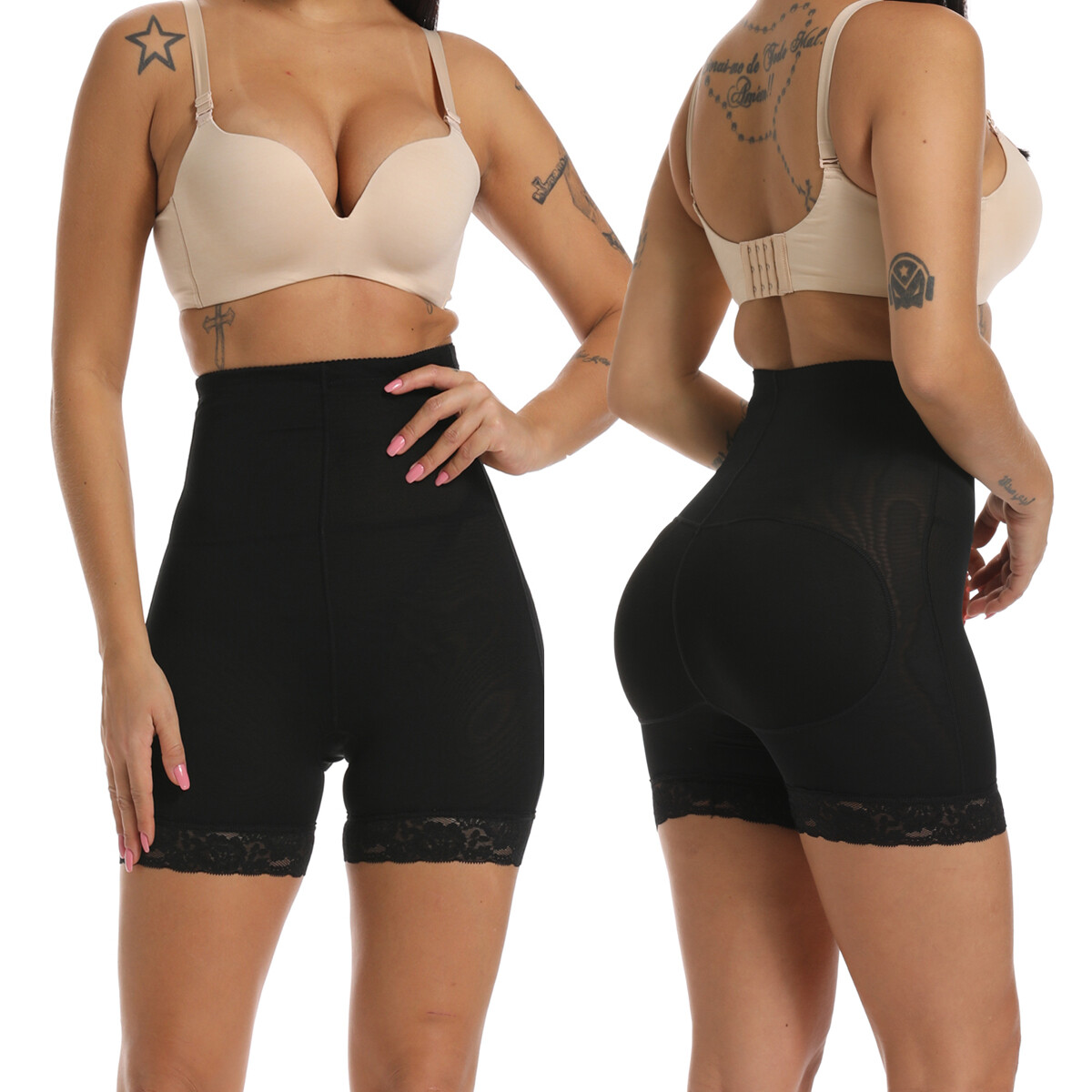 Women’s FAKE ASS Butt Lifter Hip Enhancer Booty Padded Underwear Shaper Panties