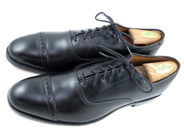 Allen Edmonds “Fifth Avenue” Cap-Toe Oxfords 10.5 AA Black WORN ONCE (613N)