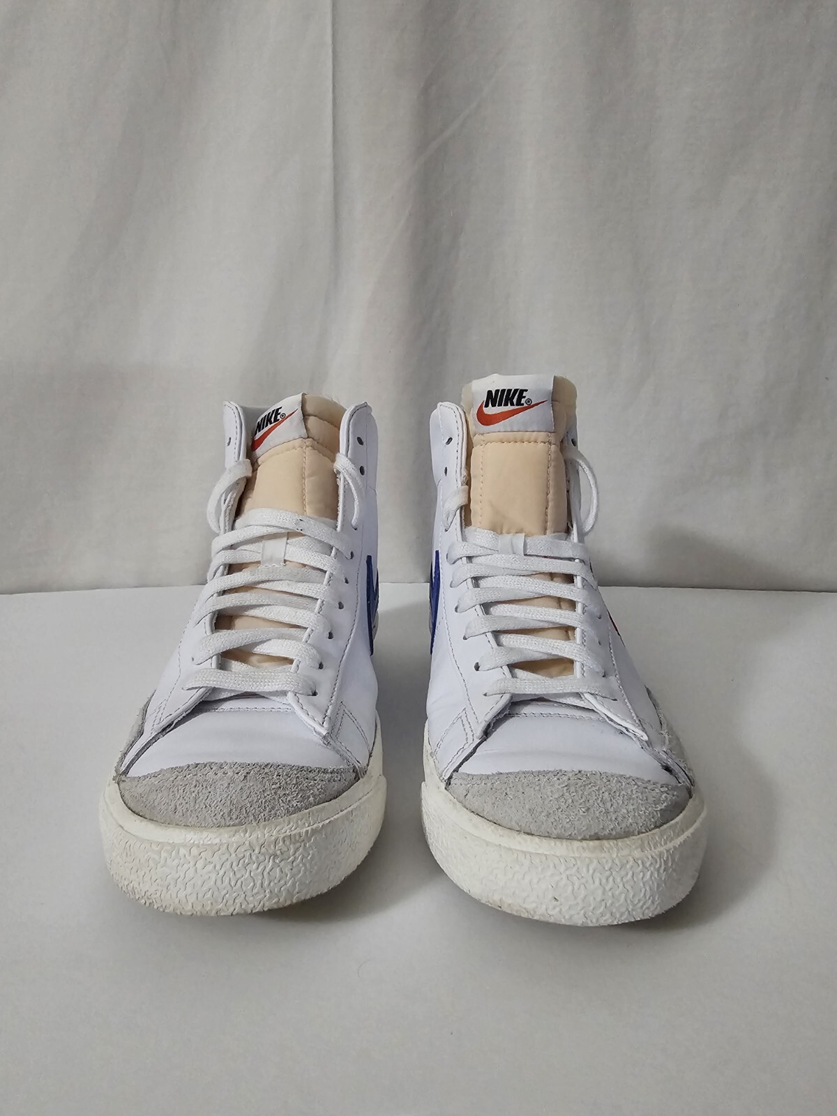 NEW Nike Blazer Mid 77 Vintage White Red Blue Shoes (BQ6806-117) Men’s Size 9