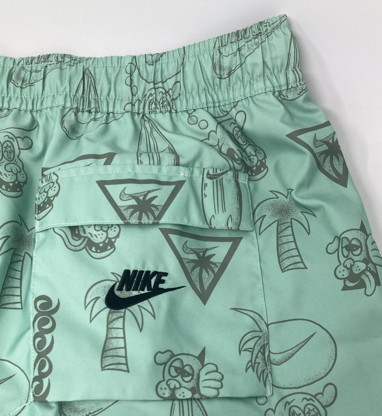 Nike Sportswear Beach Woven Flow Shorts Men’s XXL Swim Trunks FJ1652 308 NWT