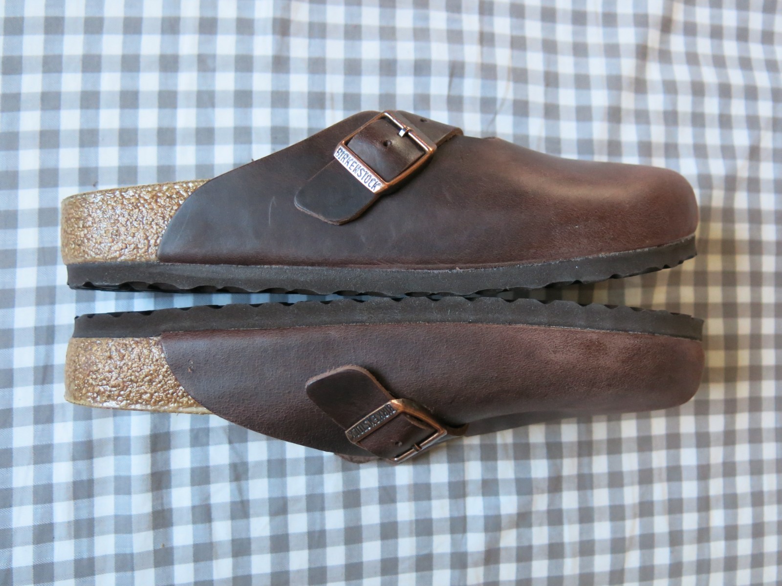 Birkenstock Boston Oiled Leather clogs Habana EU 40 US women 9-9.5 regular/wide