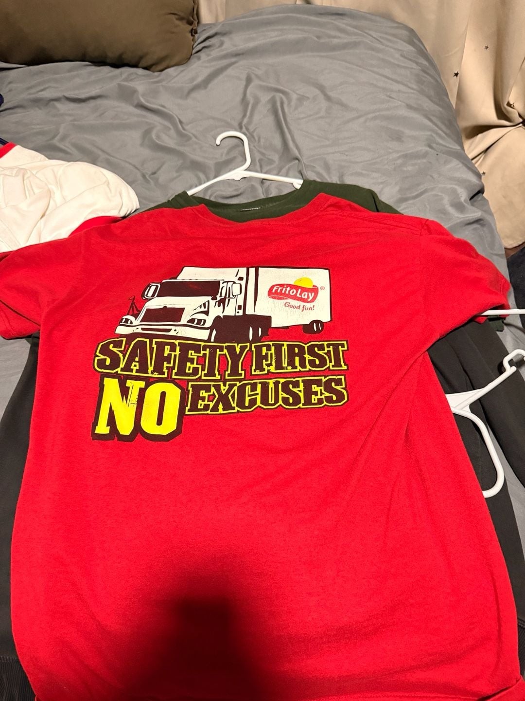 Frito-Lay Safety First No Excuses Employee Trucker T-Shirt
