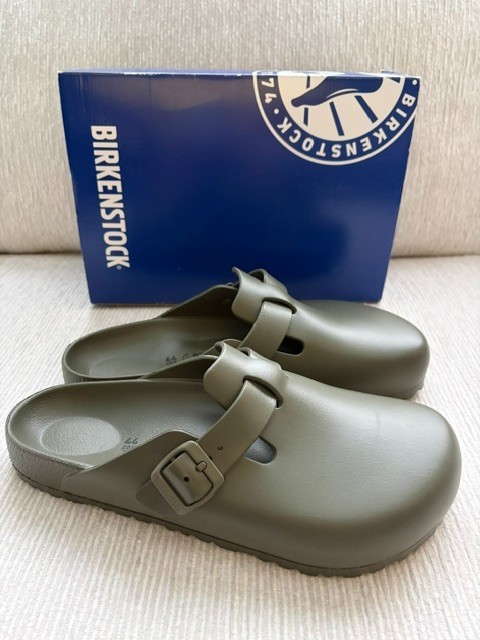 Birkenstock Boston EVA Men’s Sandals Khaki 1026215 Size 11 (EU44)