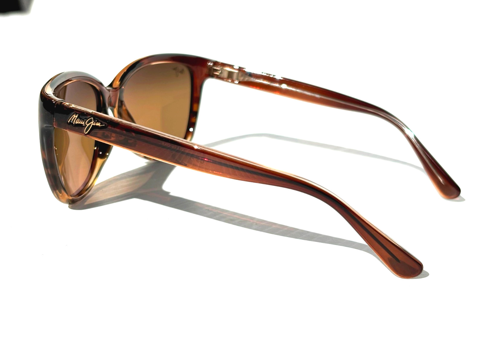 NEW Maui Jim GOOD FUN Rootbeer Fade POLARIZED HCL Bronze GLASS Sunglass HS871-01