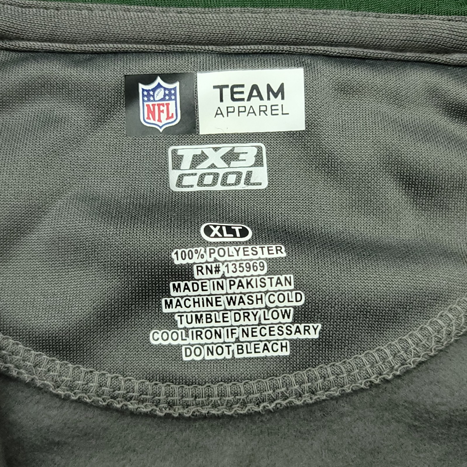 New York Jets NFL TX3 COOL Full Zip Hoodie Jacket Mens XLT Green/Gray NWT