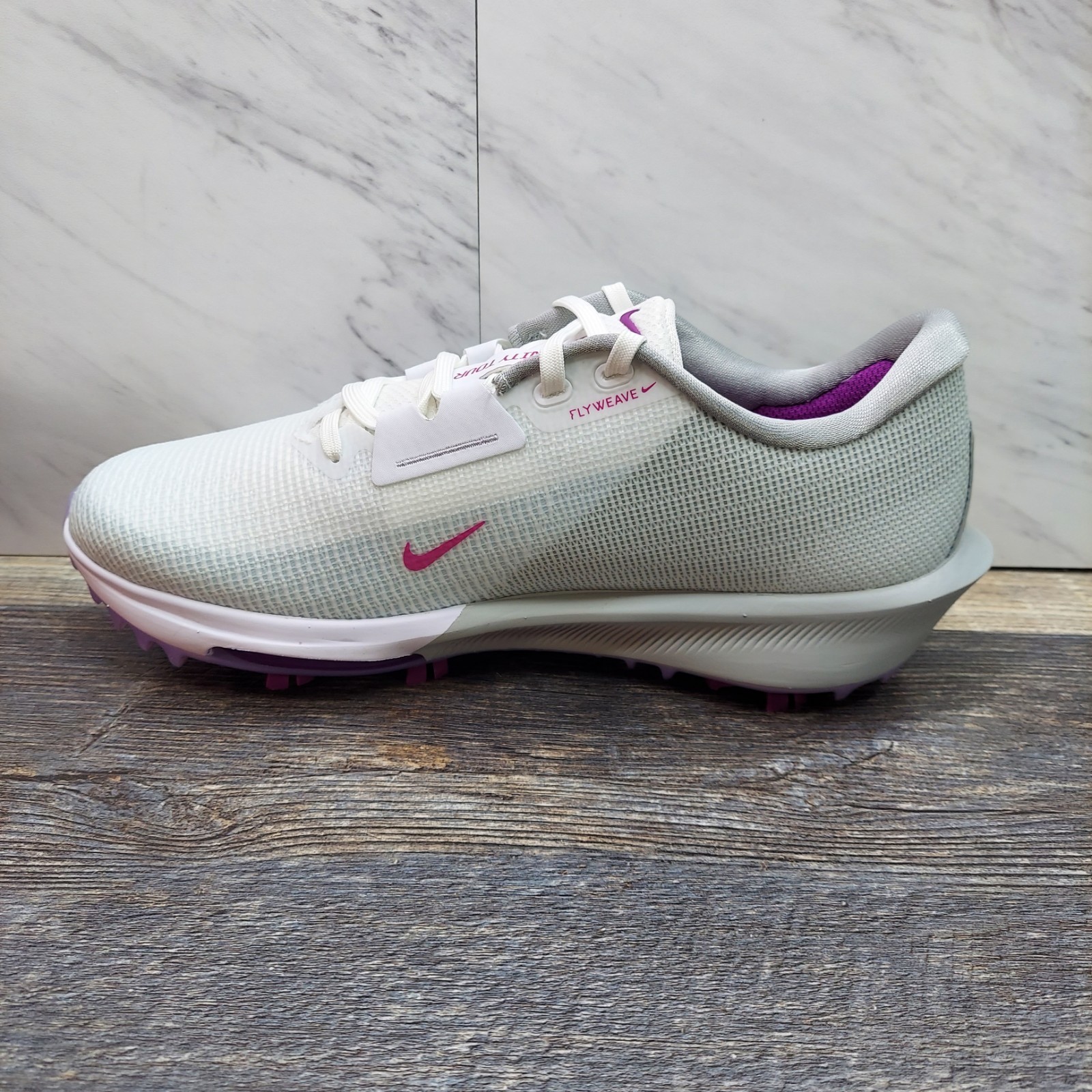 Nike Air Zoom Infinity Tour 2 Next % Golf Shoes Light Grey Purple FD0217 SZ 8.5