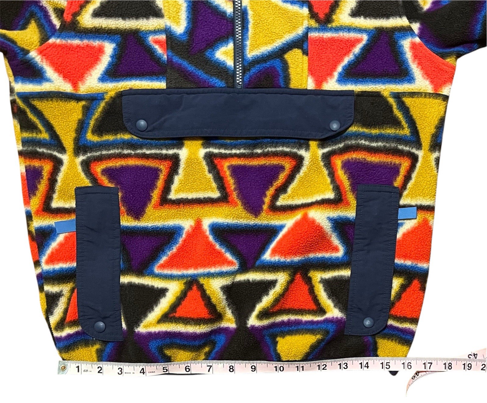 PATAGONIA SYNCHILLA ANORAK VISION QUEST BIG: CATALAN CORAL, UNISEX XS= W XS, M S