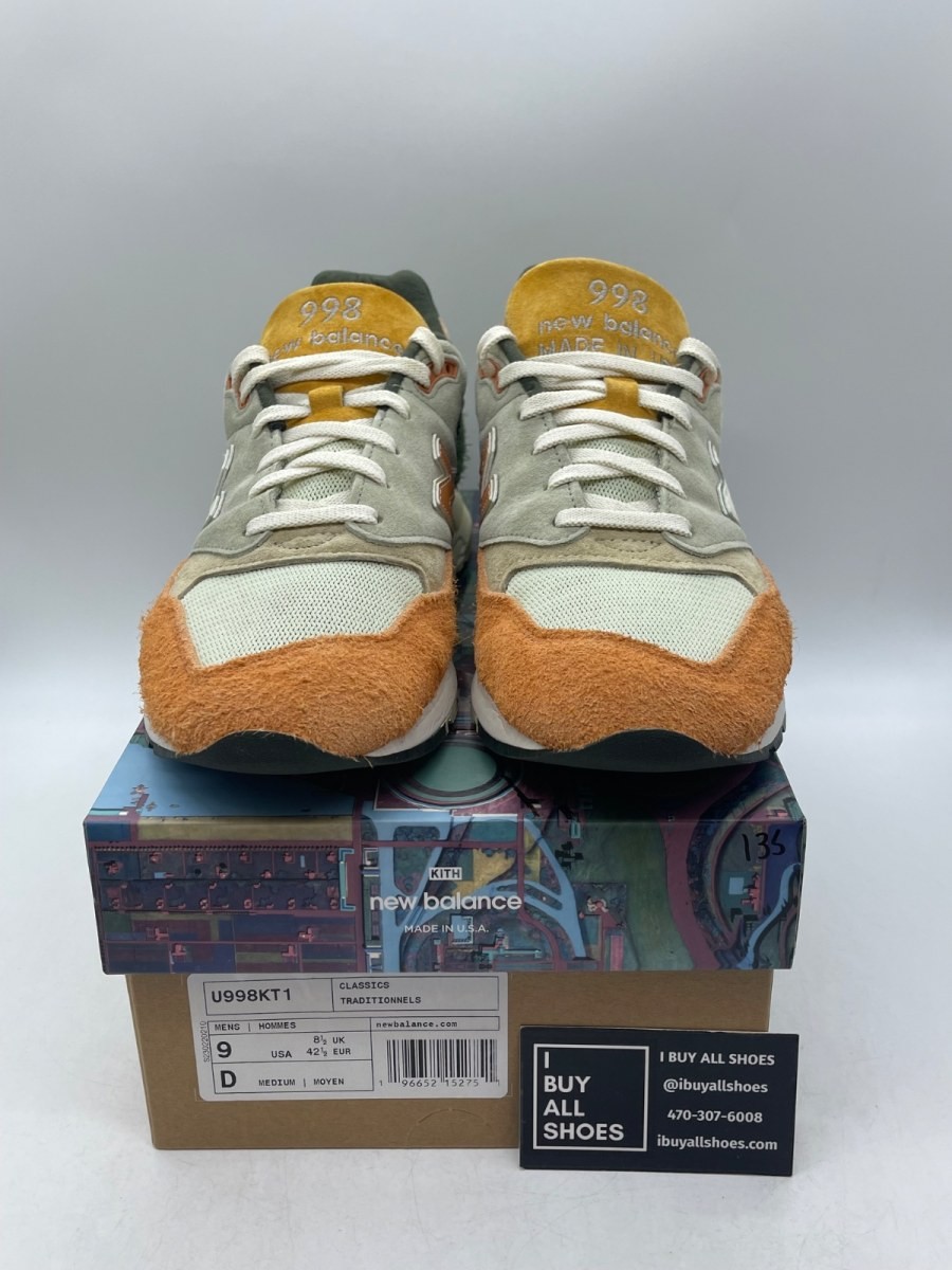 New Balance 998 Ronnie Fieg & Frank Lloyd Wright Foundation Broadacre Cit Size 9