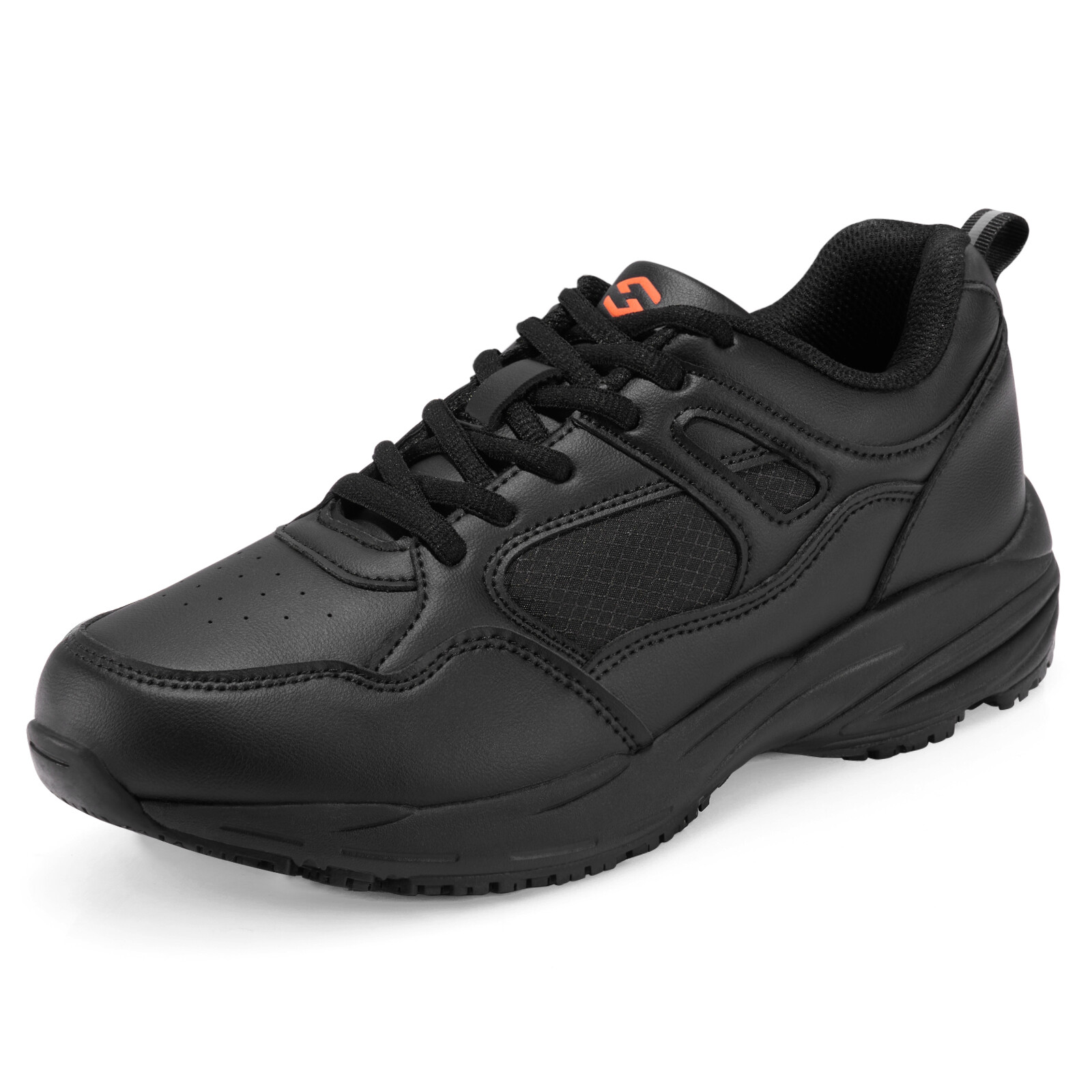 HISEA NINGO Men’s Slip Resistant Work Shoes Chef Kitchen Oil Resistant Sneakers