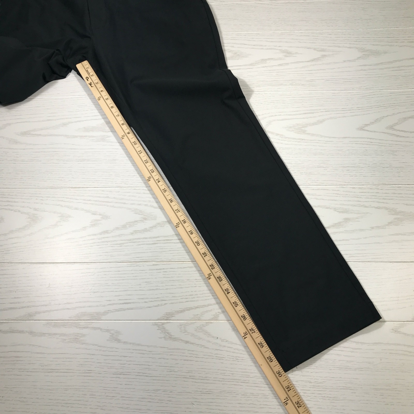 Psycho Bunny Gable Sport Pants 36 Black Cotton Blend Chino Preppy Athleisure New