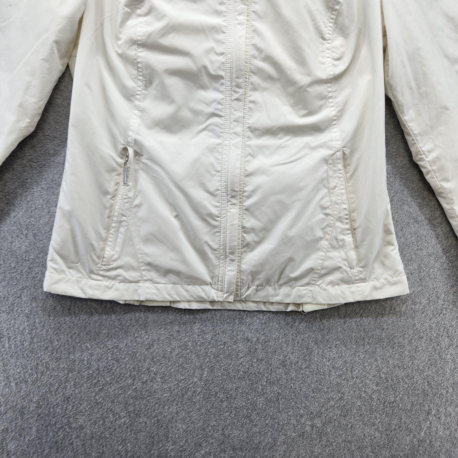 Porsche Design Drivers Selection Jacket Womens Small White Windbreaker Zip