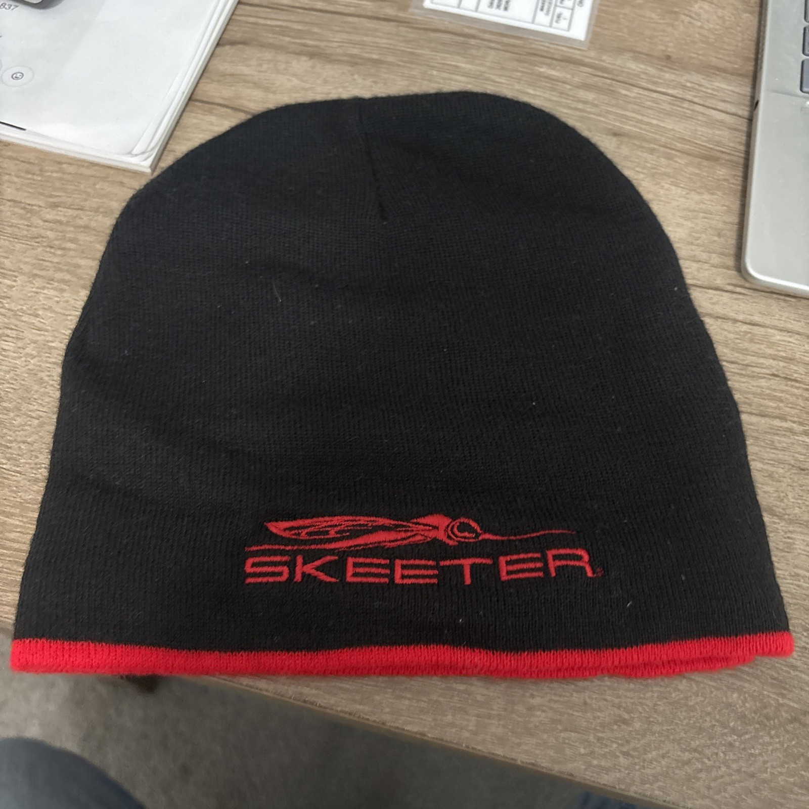 Skeeter Fishing Boats Logo Embroidered Knit Beanie Stocking Cap KC Caps NWOT
