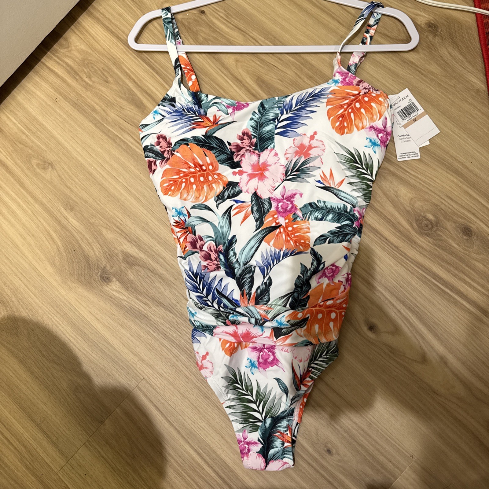 NWT Jantzen Women’s Hawaiian Terrace Surplice One Piece Size 12