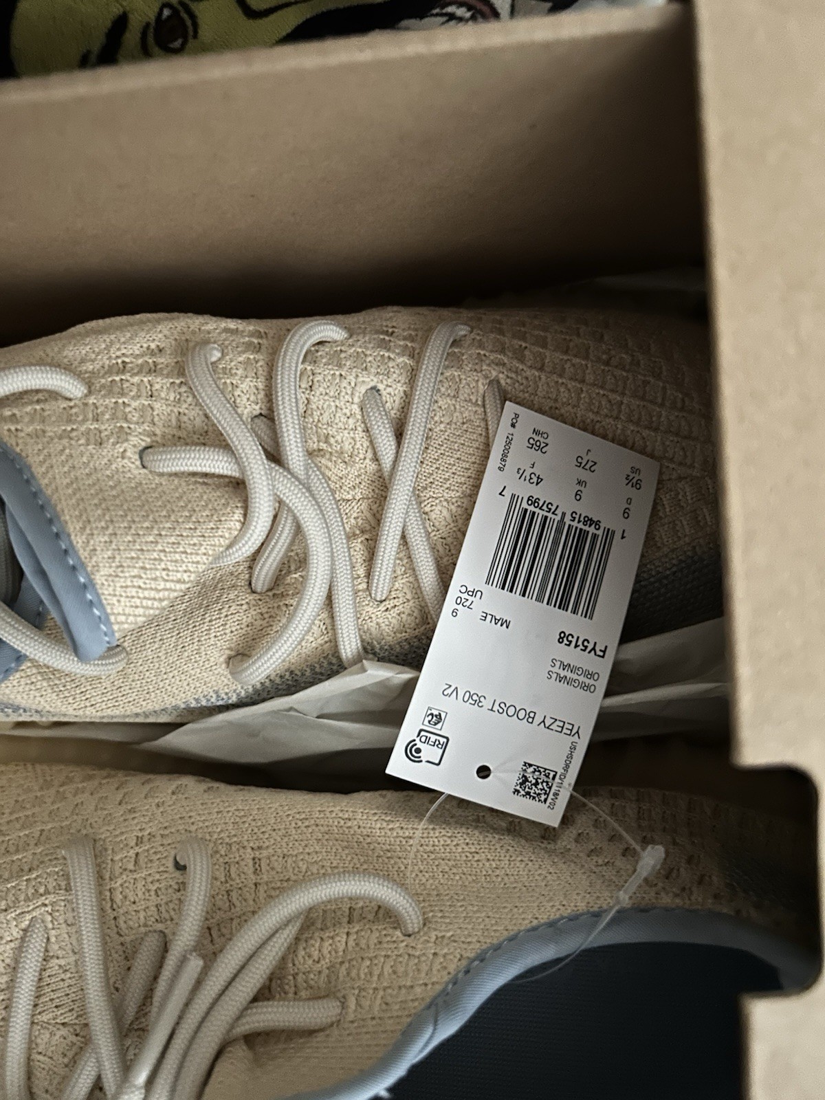 adidas Yeezy Boost 350 V2 Linen/Linen/Linen Primeknit Sneaker FY5158