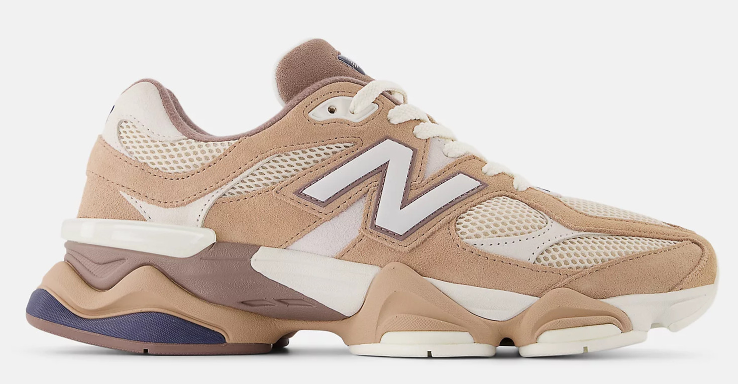 New Balance 9060 Earth Shadow Flat Taupe Mens Tan Sports Sneaker U9060ETN