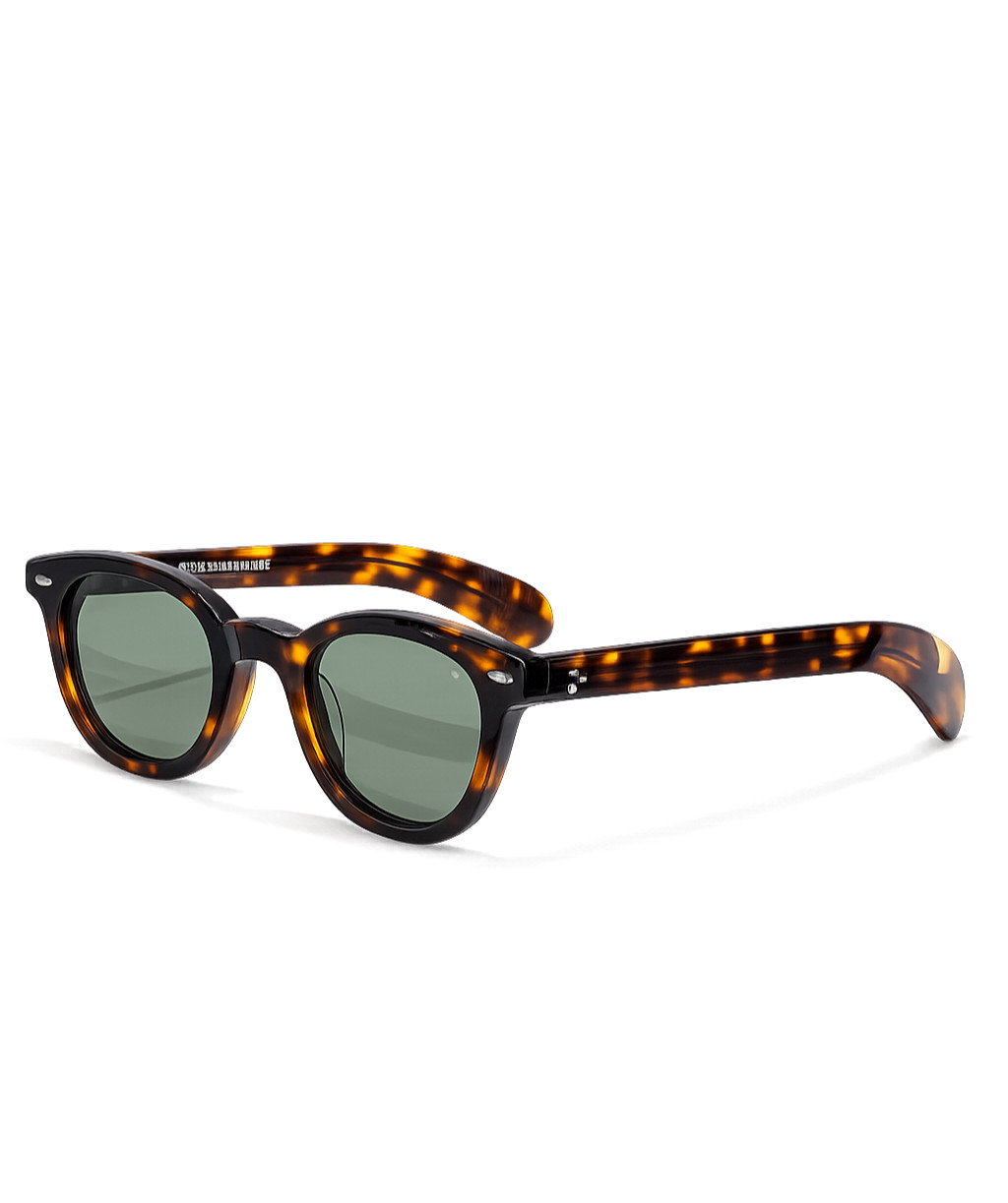 JACQUES MARIE MAGE MODEL 1948 1200845 Dark Tortoise / Green Sunglasses