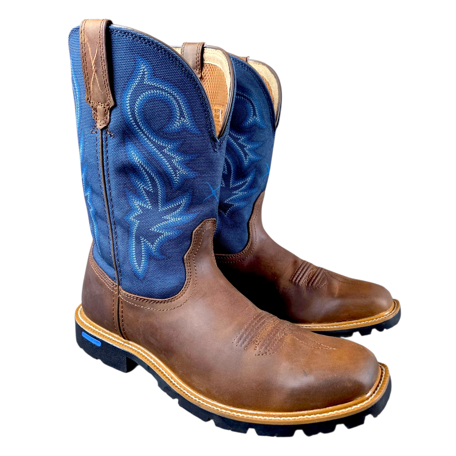 Twisted X 11″ Tech-X Performance Western Boots Soft Square Toe Men’s Sz 10.5 D