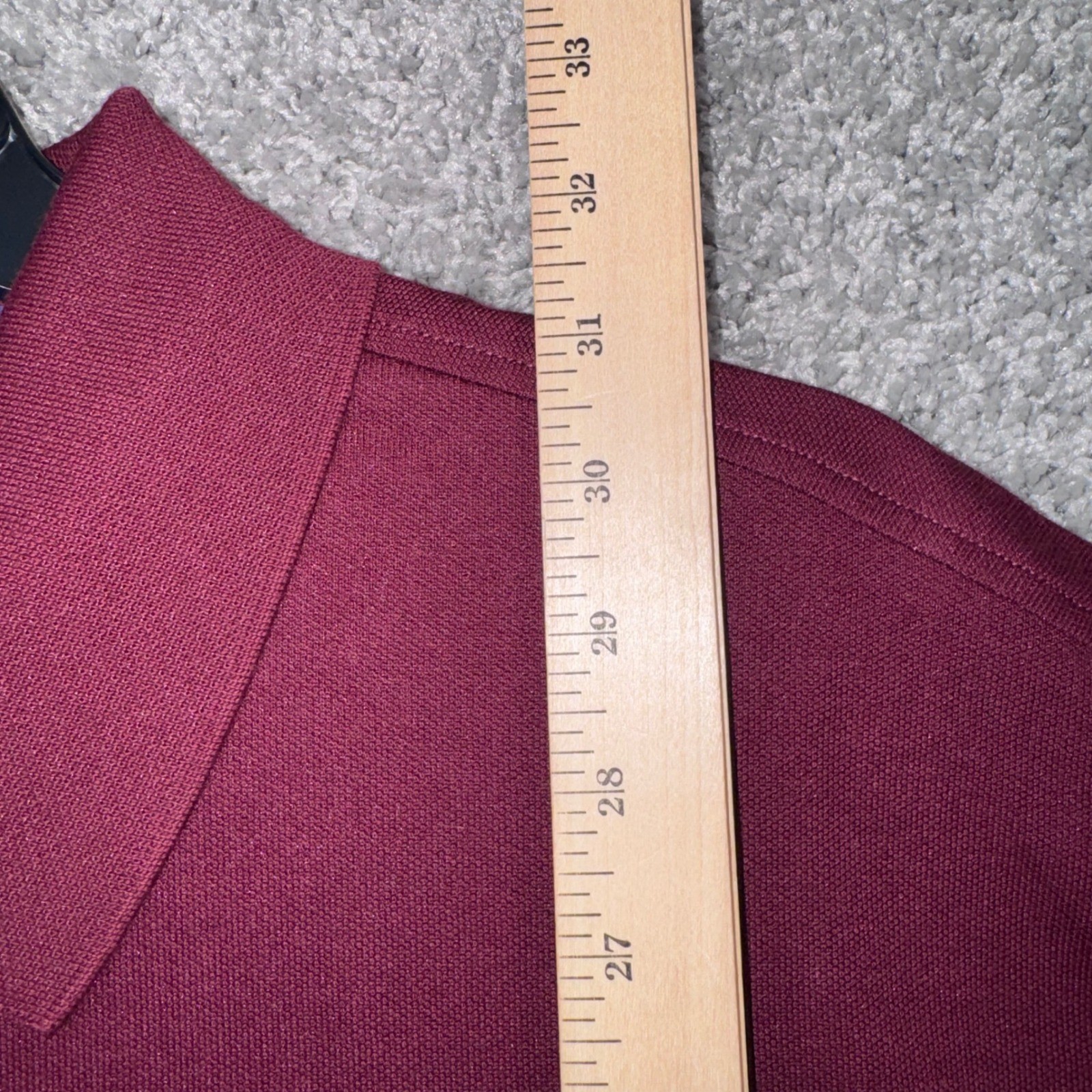 IZOD Advantage Performance Polo Mens Stretch Maroon 2XB NEW