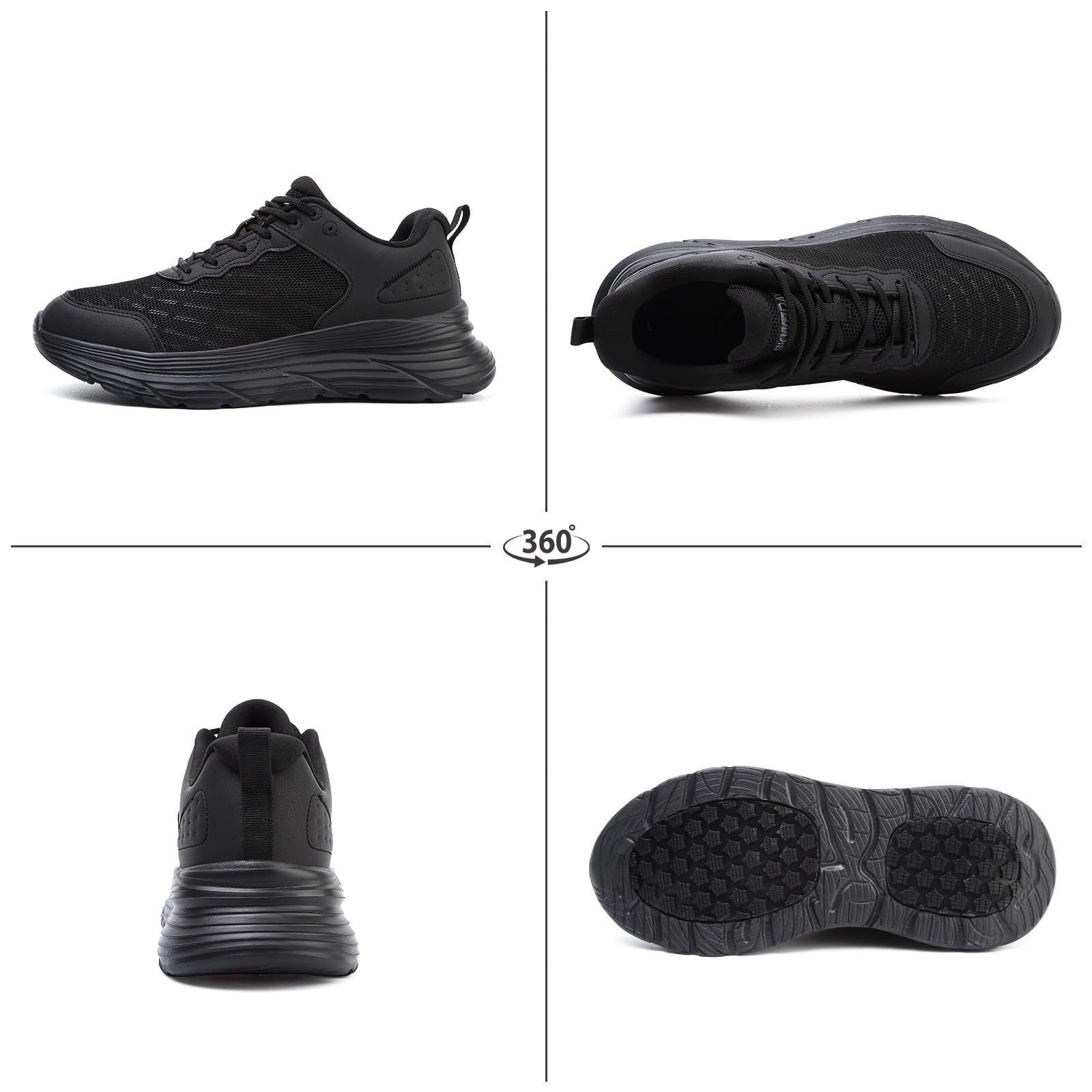 Non Slip Work Shoes for Men Chef Shoe Comfortable Breathable Oil Resistant Sl…