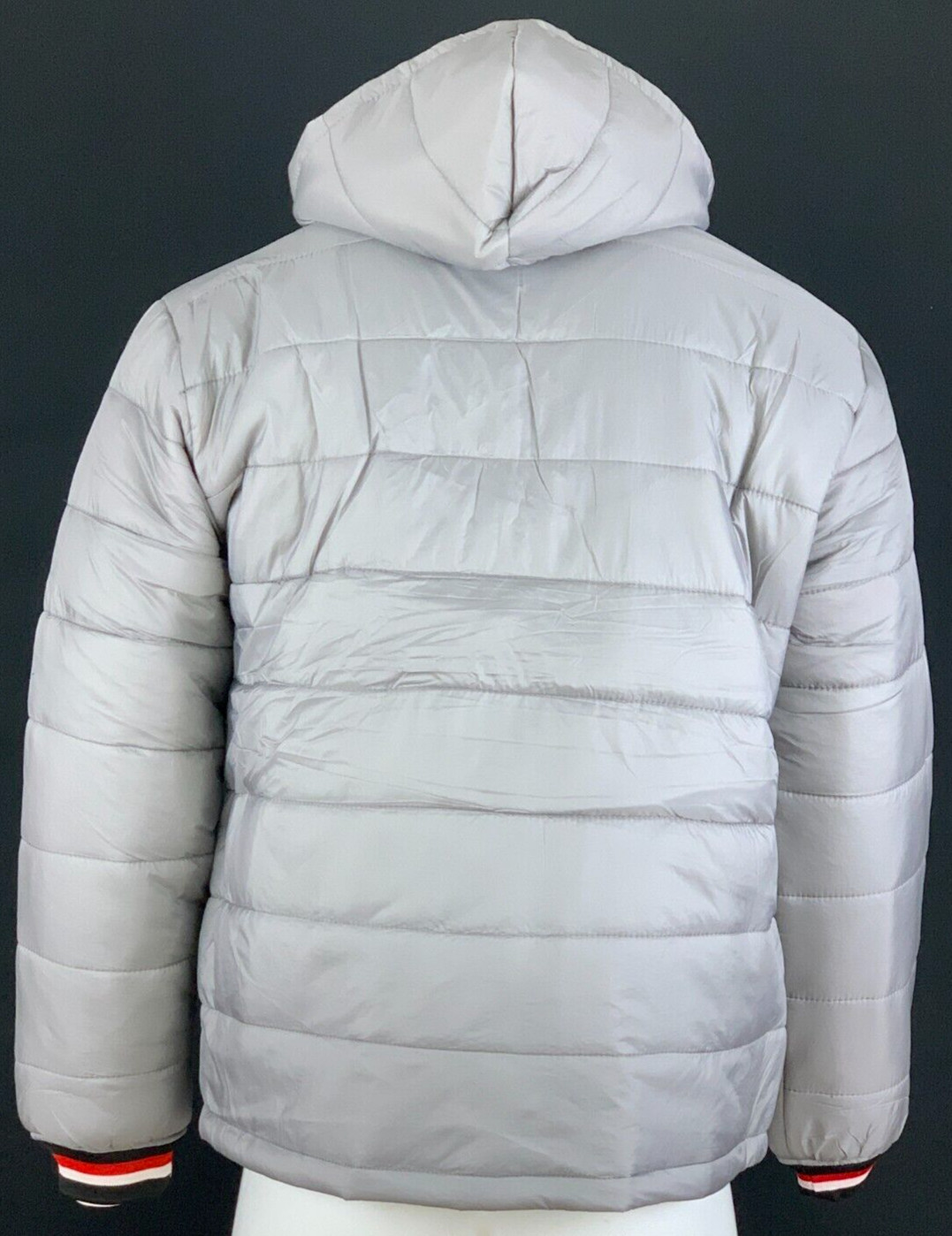 Men’s Winter Polyester Puffer Lightweight Jackets Unbranded – Gray – S