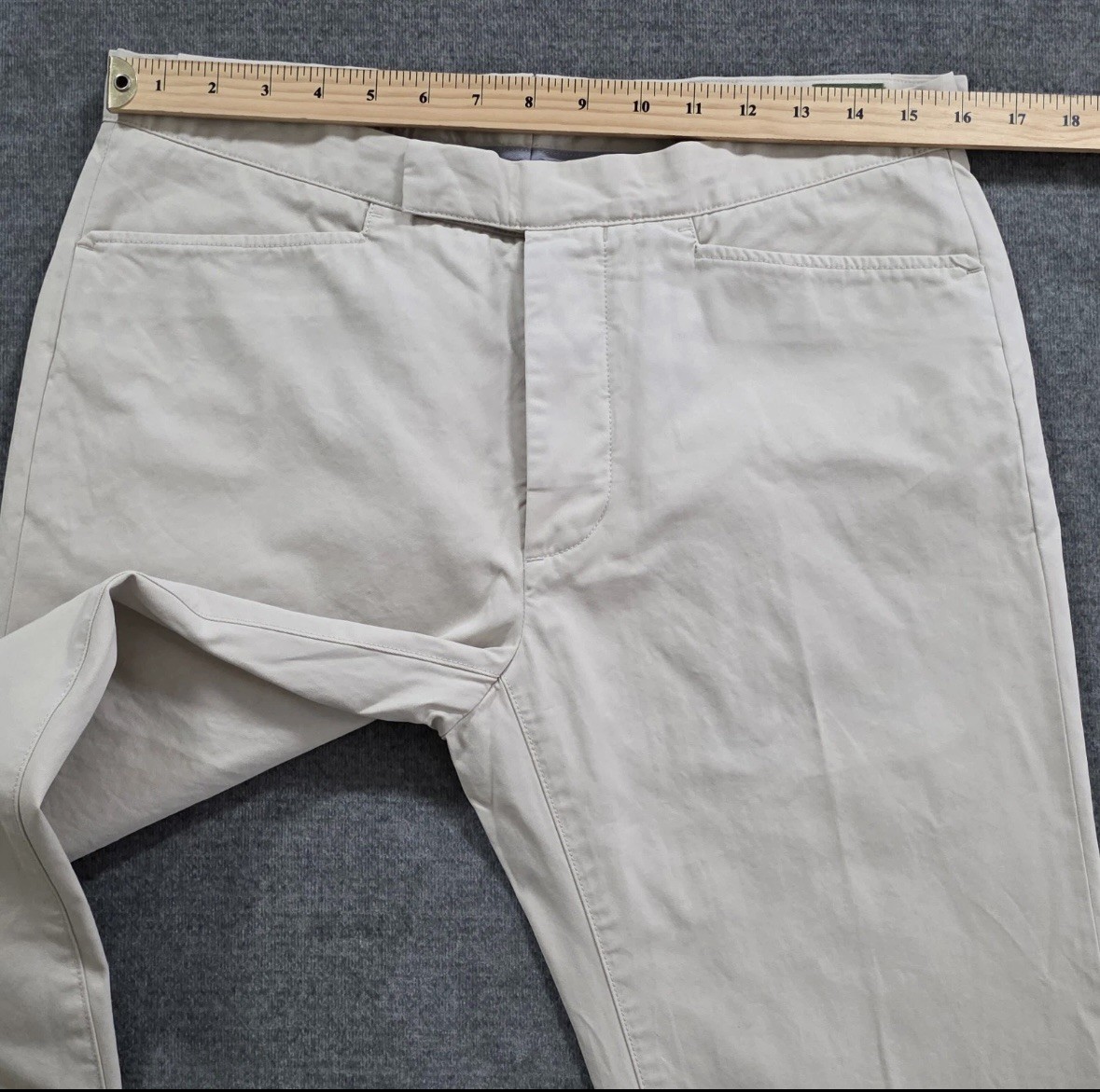 Sid Mashburn Tex Khaki Cotton Twill Pant – Mens Size 32 Unhemmed