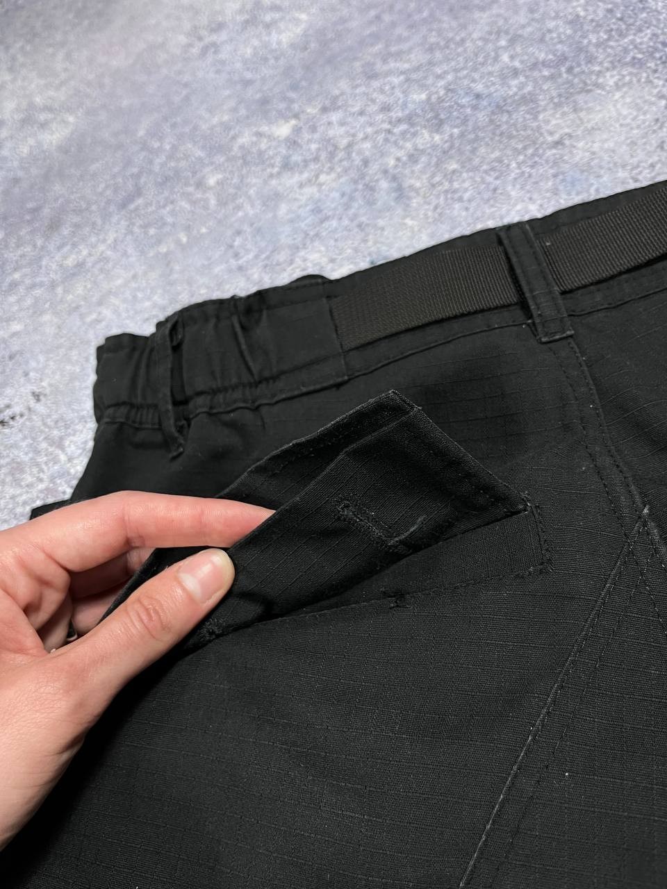 Corteiz alcatraz Big Logo Utility Cargo Drill Shorts Black Men’s US 30 / EU 46