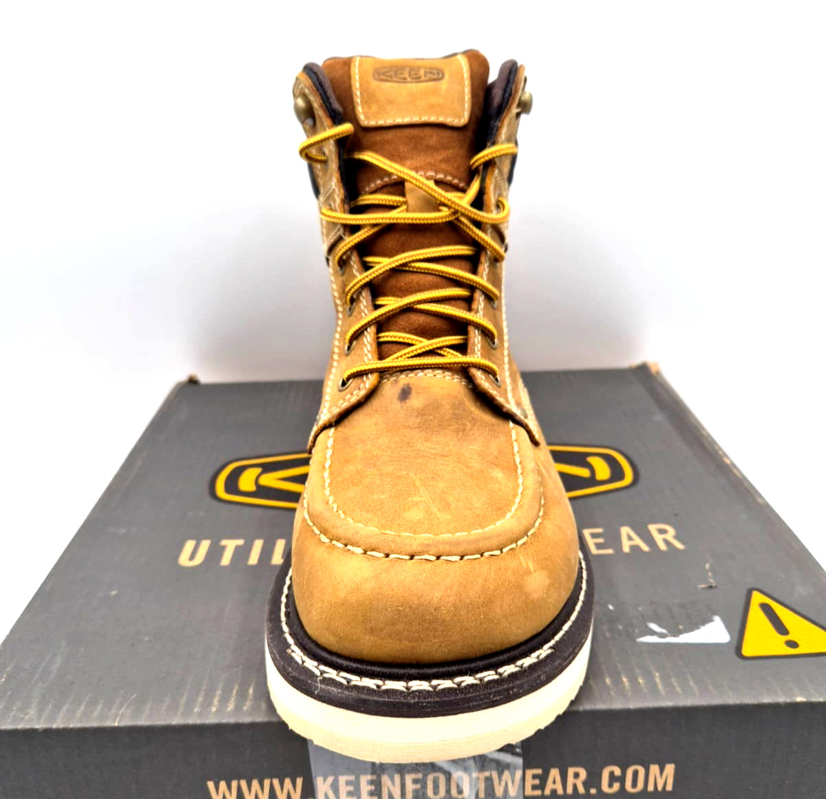 Keen Utility Footwear Size 9D Cincinnati 6″ Belgian/Sandshell Soft Toe Boots Men