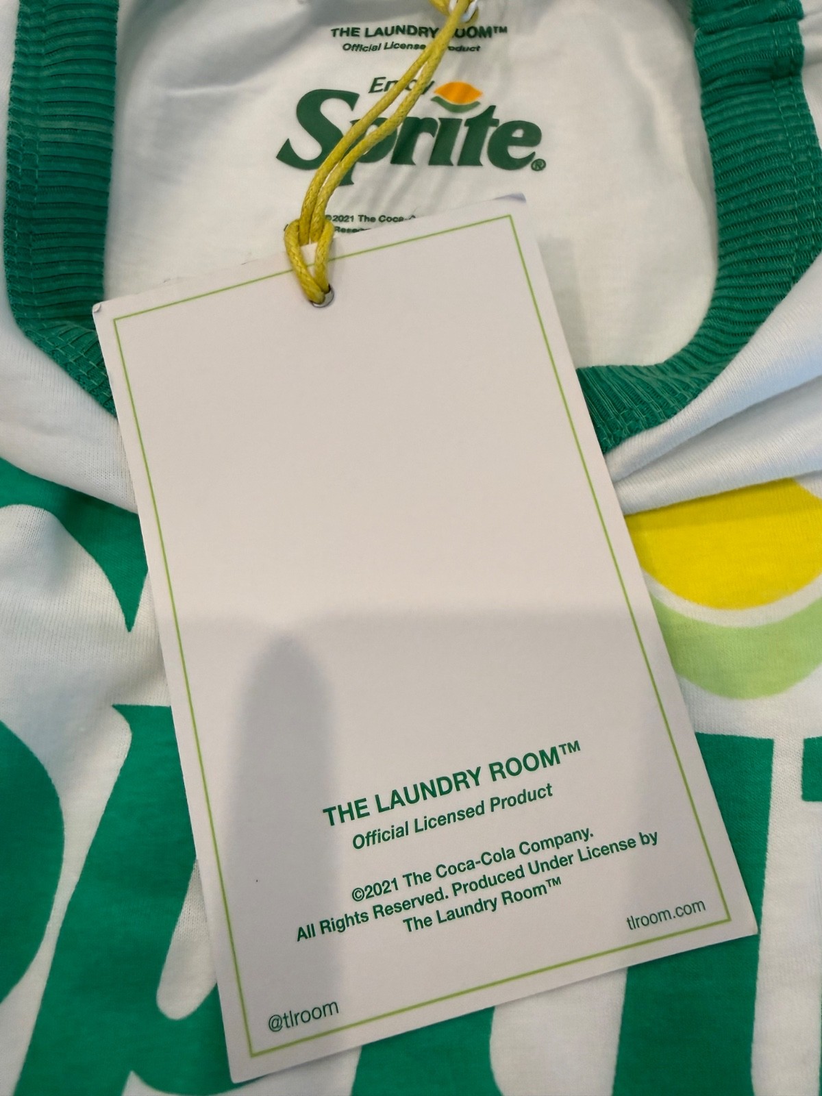 NEW The Laundry Room | Enjoy SPRITE Graphic Vintage Inspired RINGER T-shirt | S