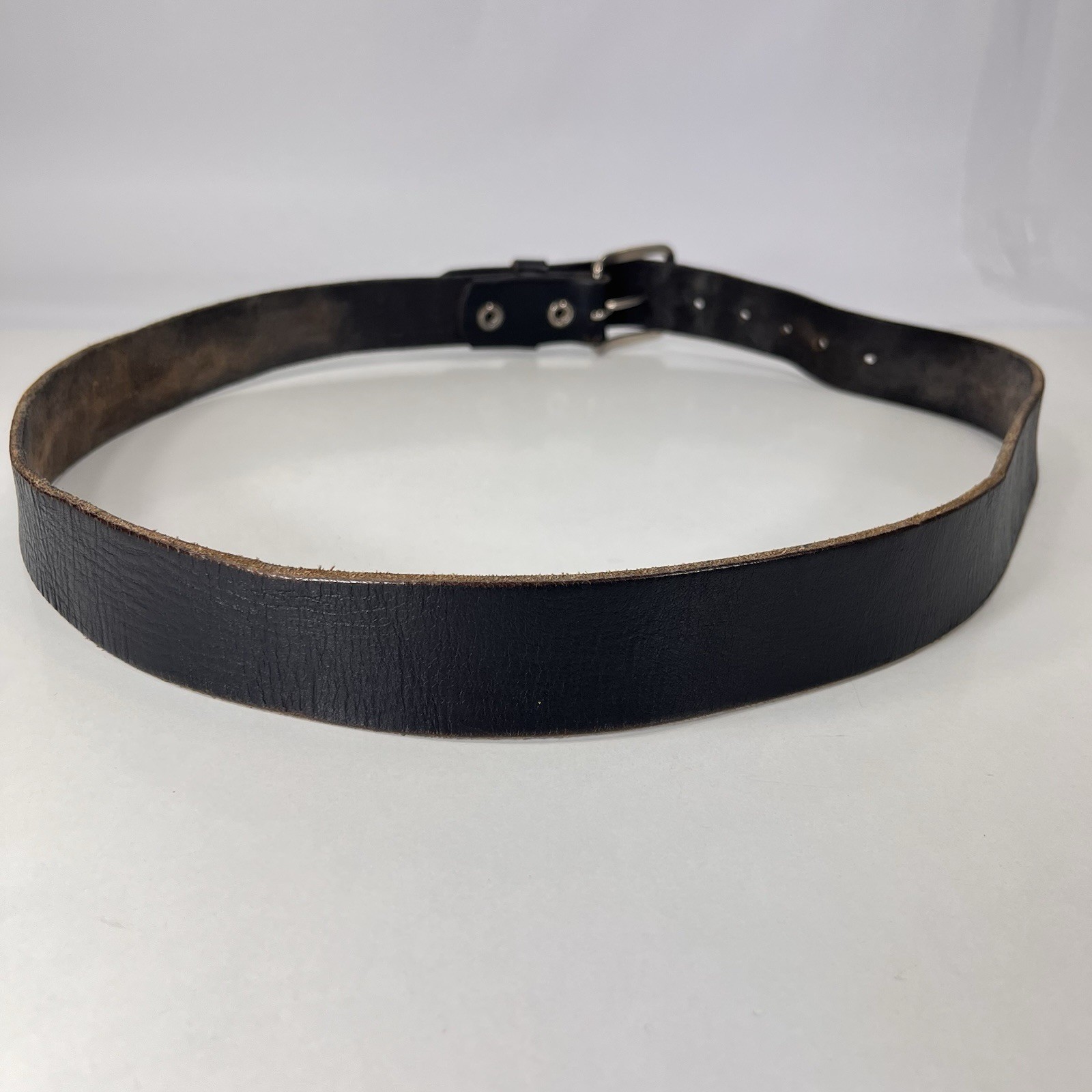 Gelante Black Full Grain Leather Work Belt – Men’s Size 40
