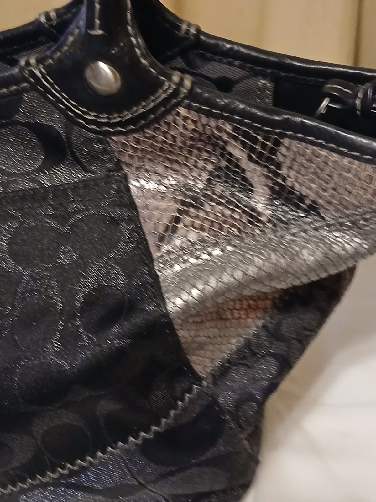 Coach Bleecker Patchwork Satchel