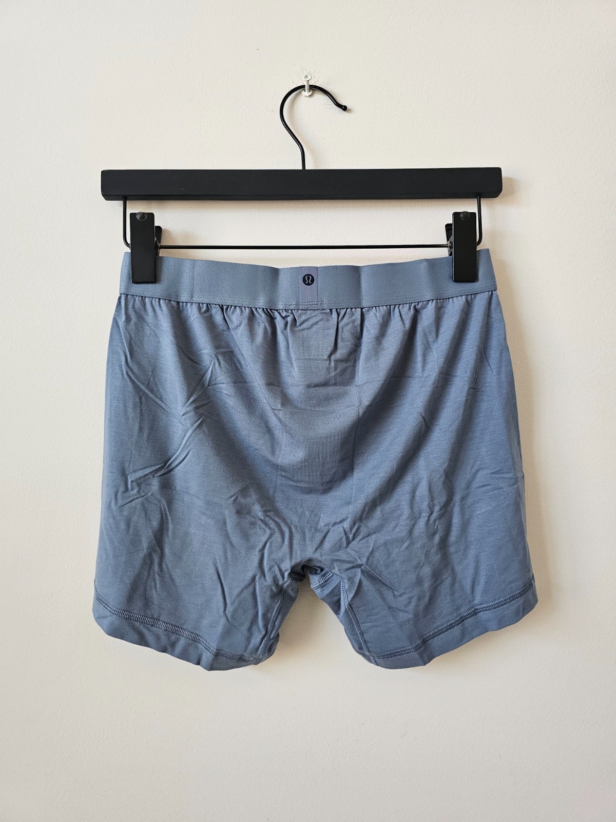 NIB LULULEMON Blue Grey Navy Ivory Always In Motion Boxer Brief 5″ Medium 5-Pack
