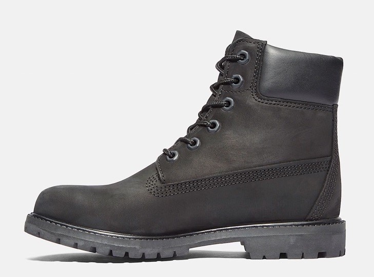 TIMBERLAND PREMIUM 6 IN LACE WATERPROOF BLACK TB 112907 001 size6 NIB