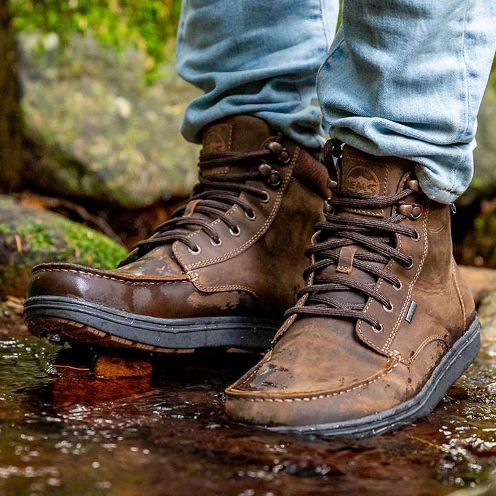 🧡NIB*Lems Boulder Boot Grip Waterproof Men’s Size 10 Full-Grain Oiled Leather🧡
