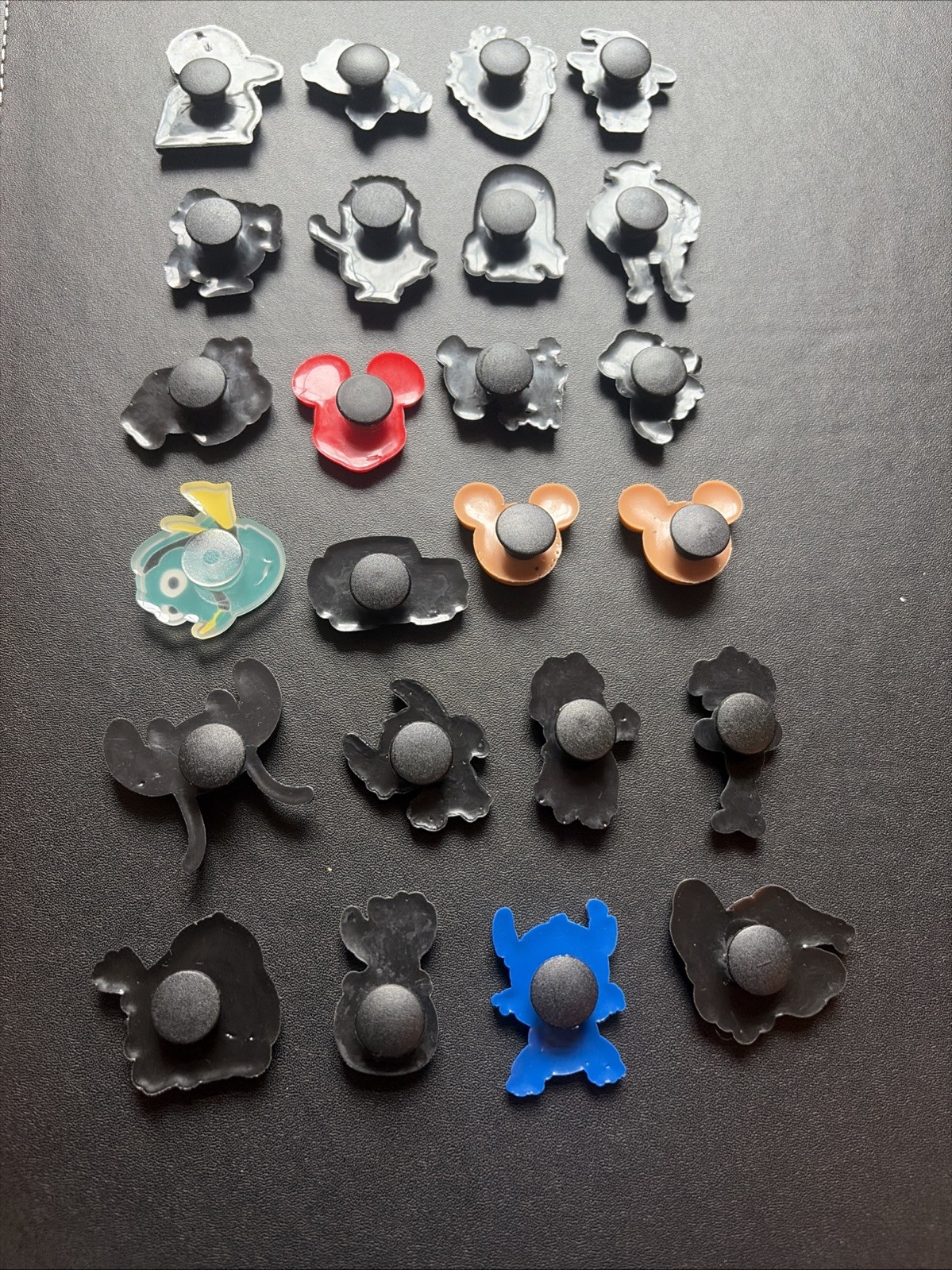 Lot of 24 Assorted Disney Universal Characters Croc Jibbitz Shoe Charms As Shown