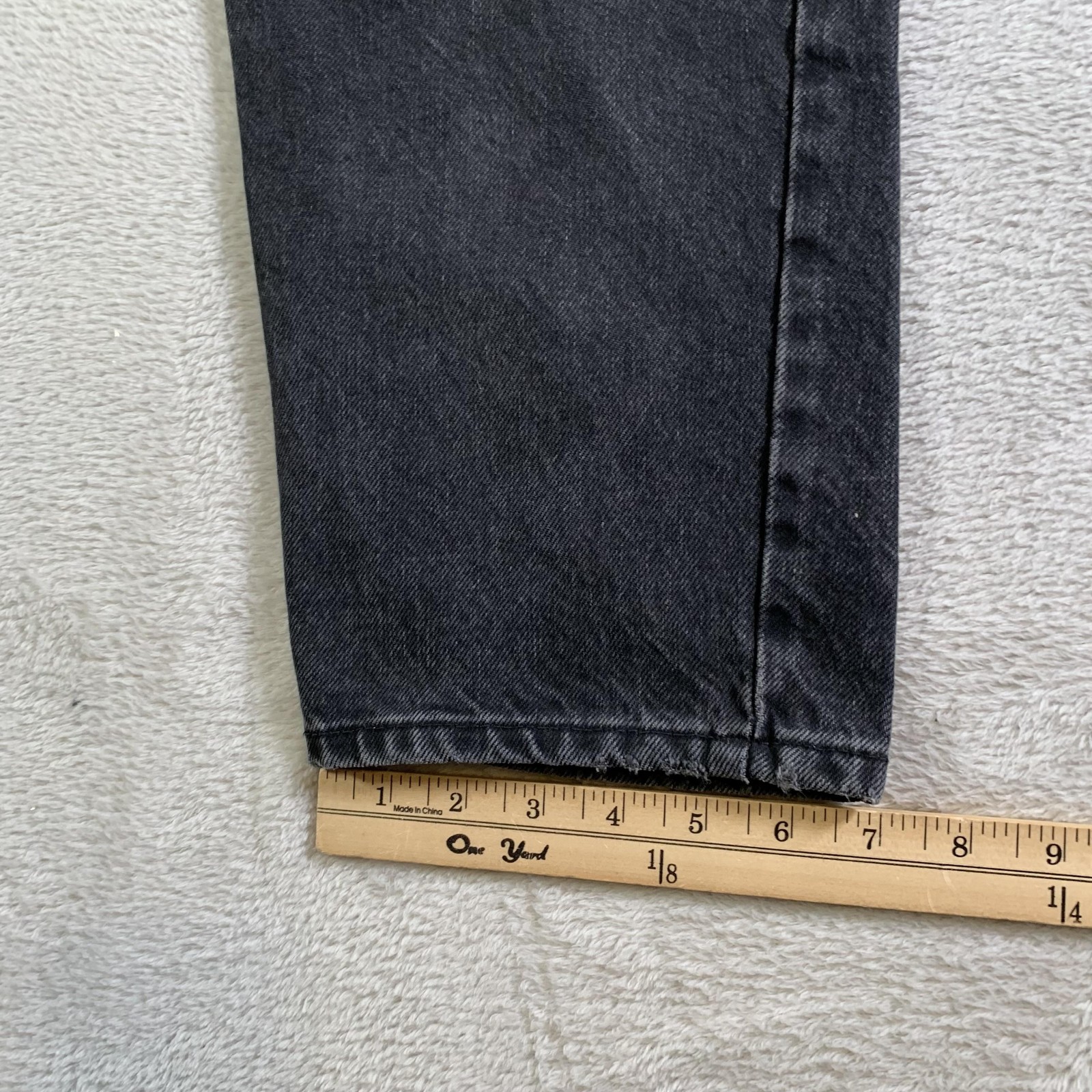 BDG Dad Jeans Mens 34×29 (Tag 34×32) Gray Straight Charcoal Wash Button Fly