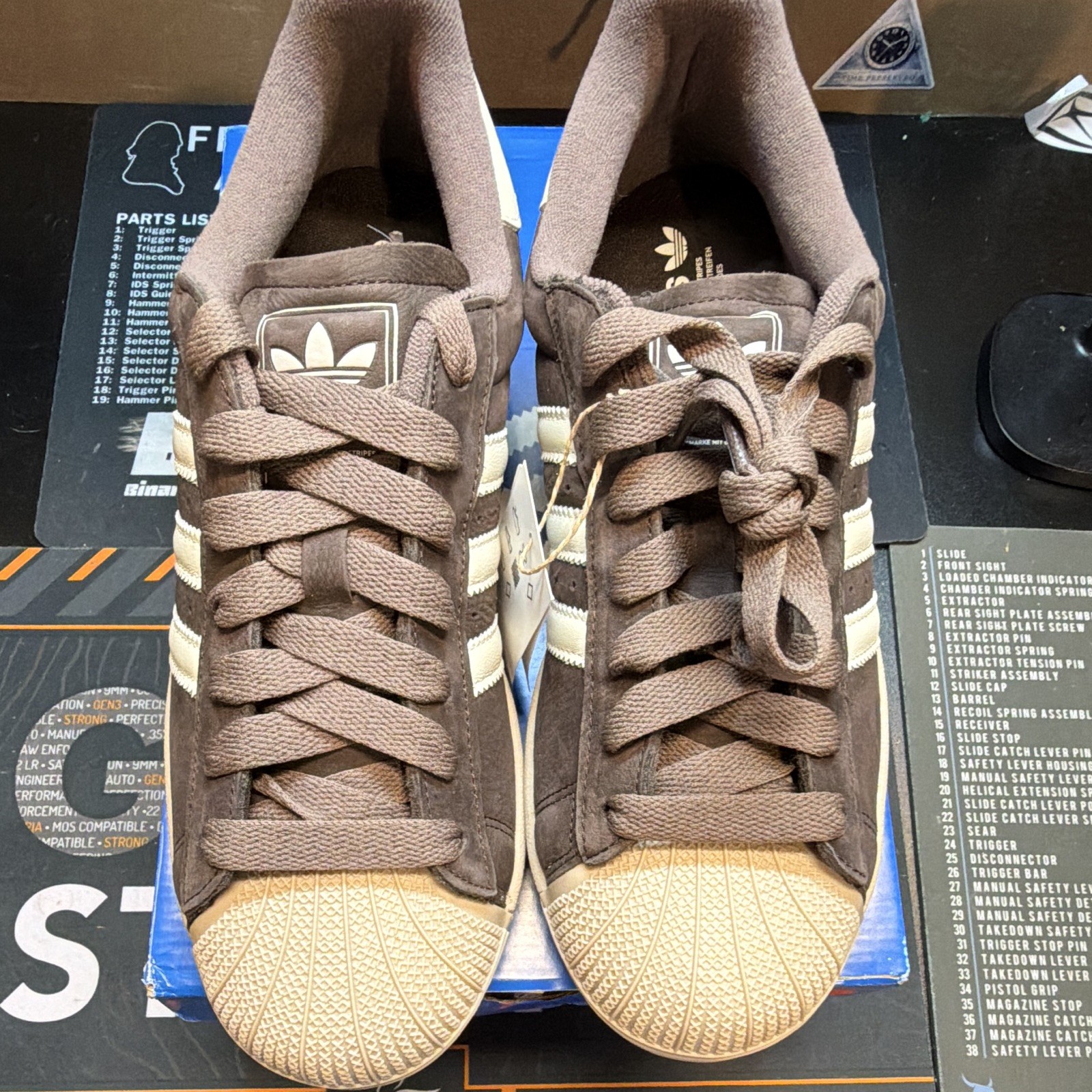adidas Superstar II IH9314 Aurora Coffee/Off White/Stone Khaki Low Top Men