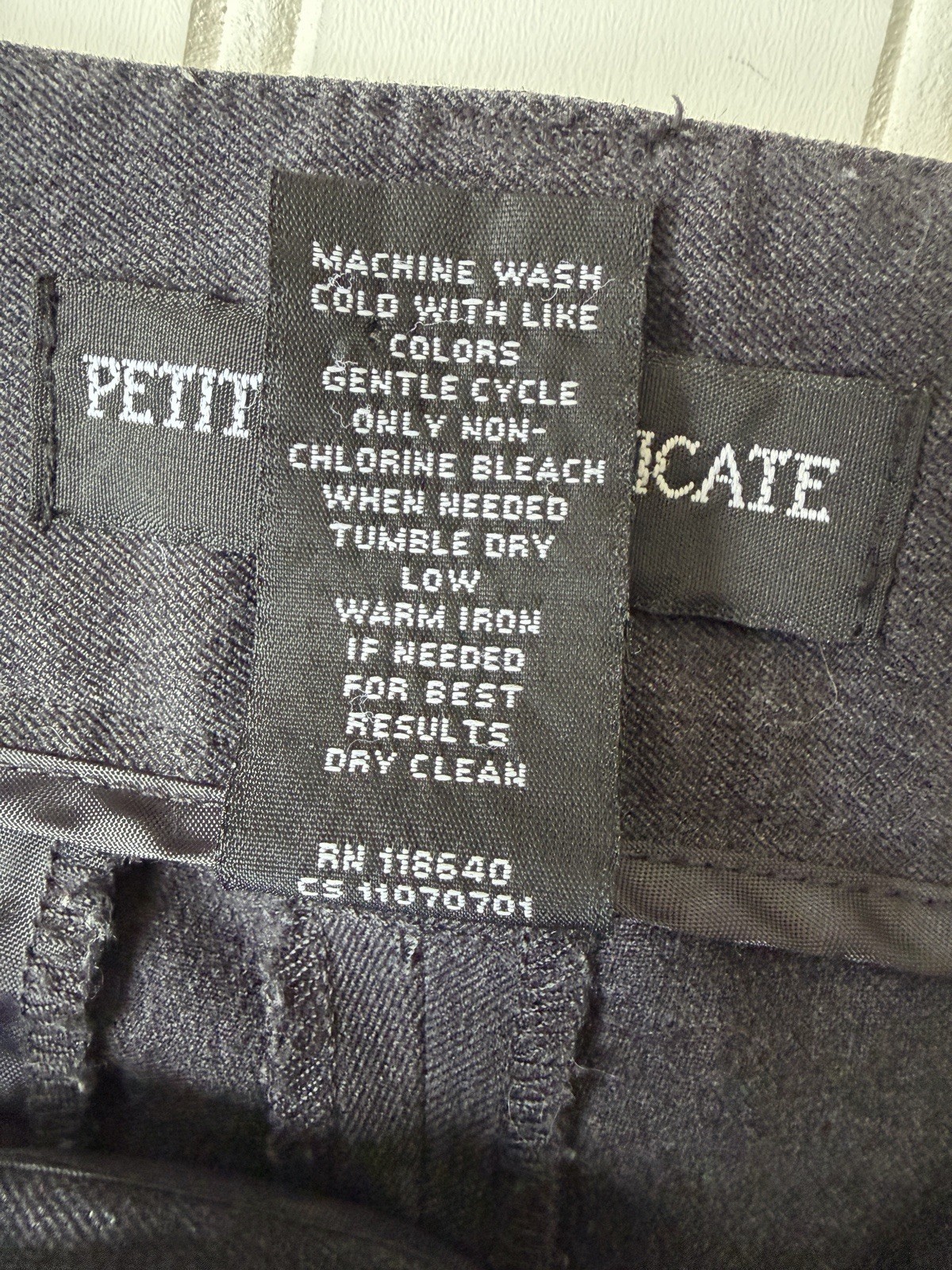 Petite Sophisticate Charcoal Grey Dress Pants 6Petite Trousers Bootcut Mid Rise