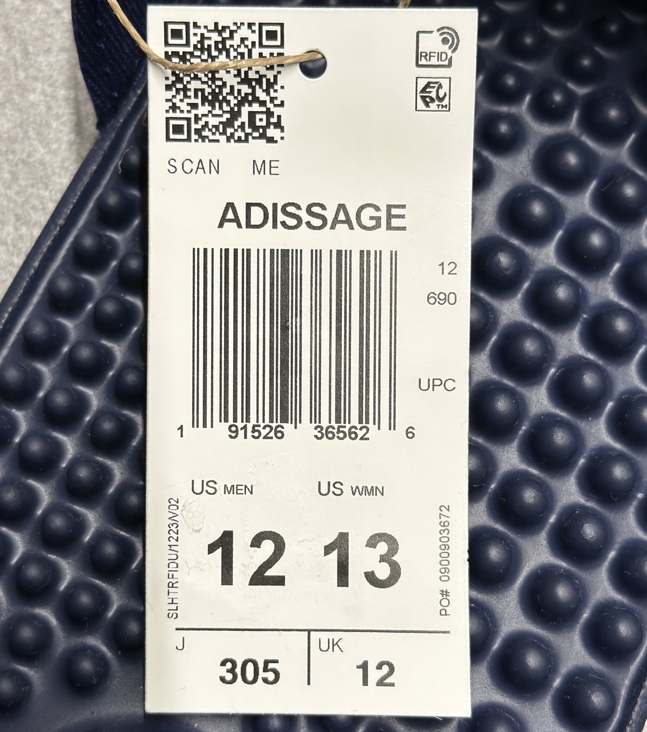 adidas Unisex Adult Adissage Slides Sandal Size: 12