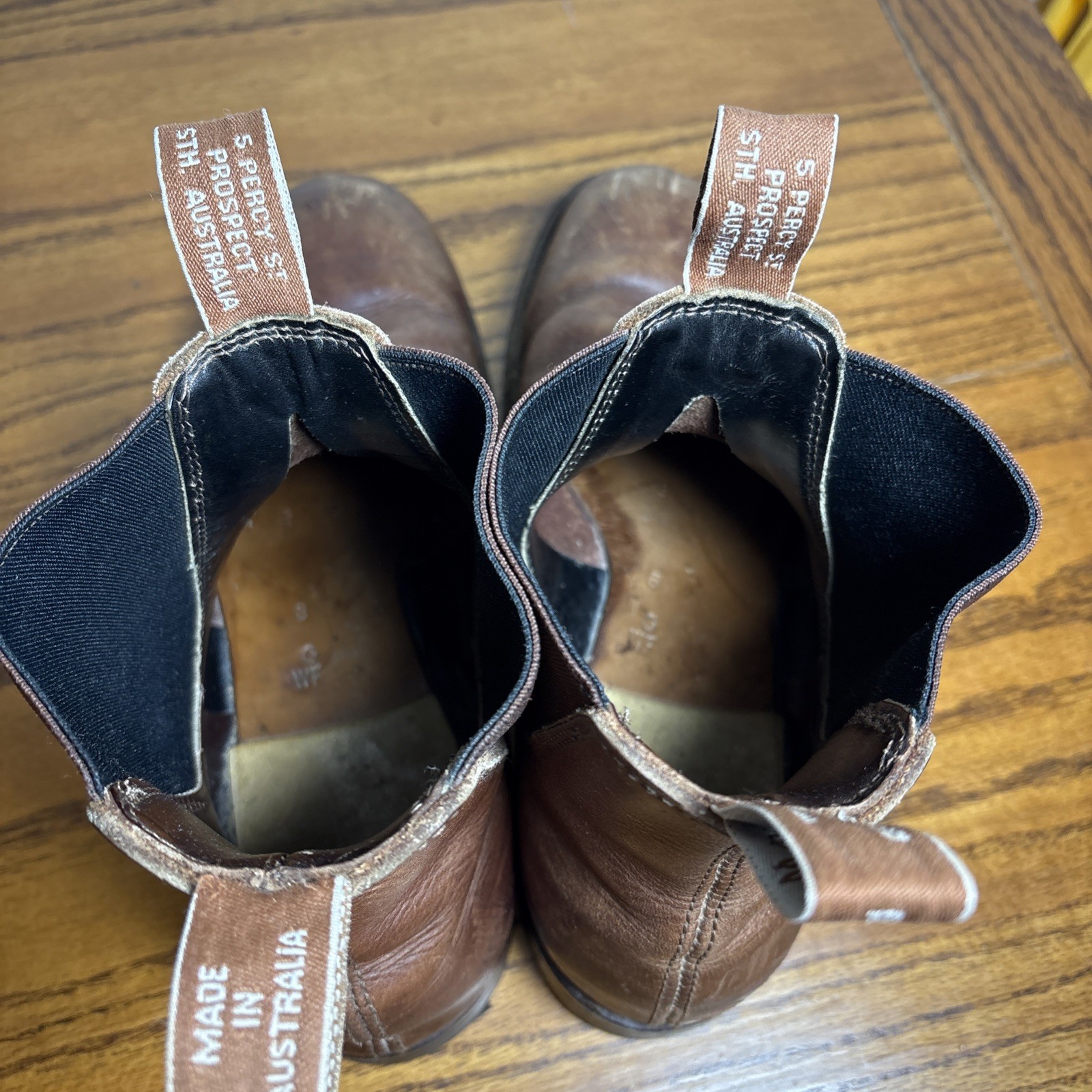 R.M. Williams Chelsea Brown Leather Pull On Boots Men’s Size US 9 / UK 8