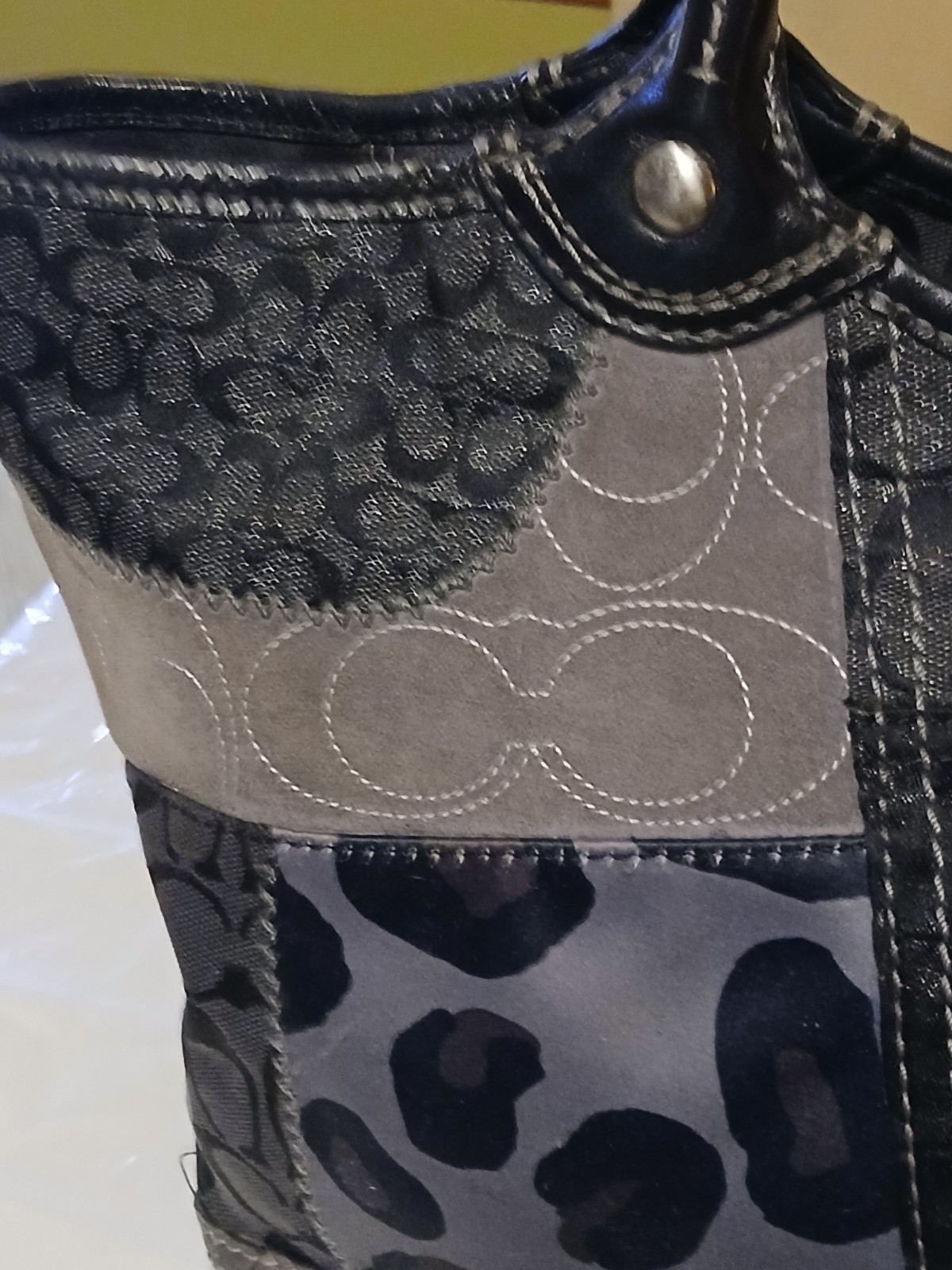 Coach Bleecker Patchwork Satchel