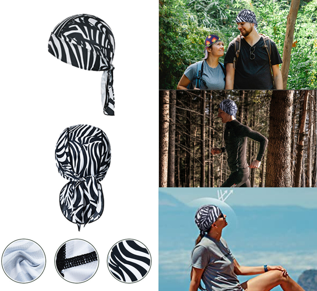 Durag Do Rag for Men Women Skull Cap Bandana Hat Breathable Helmet Linner Beanie
