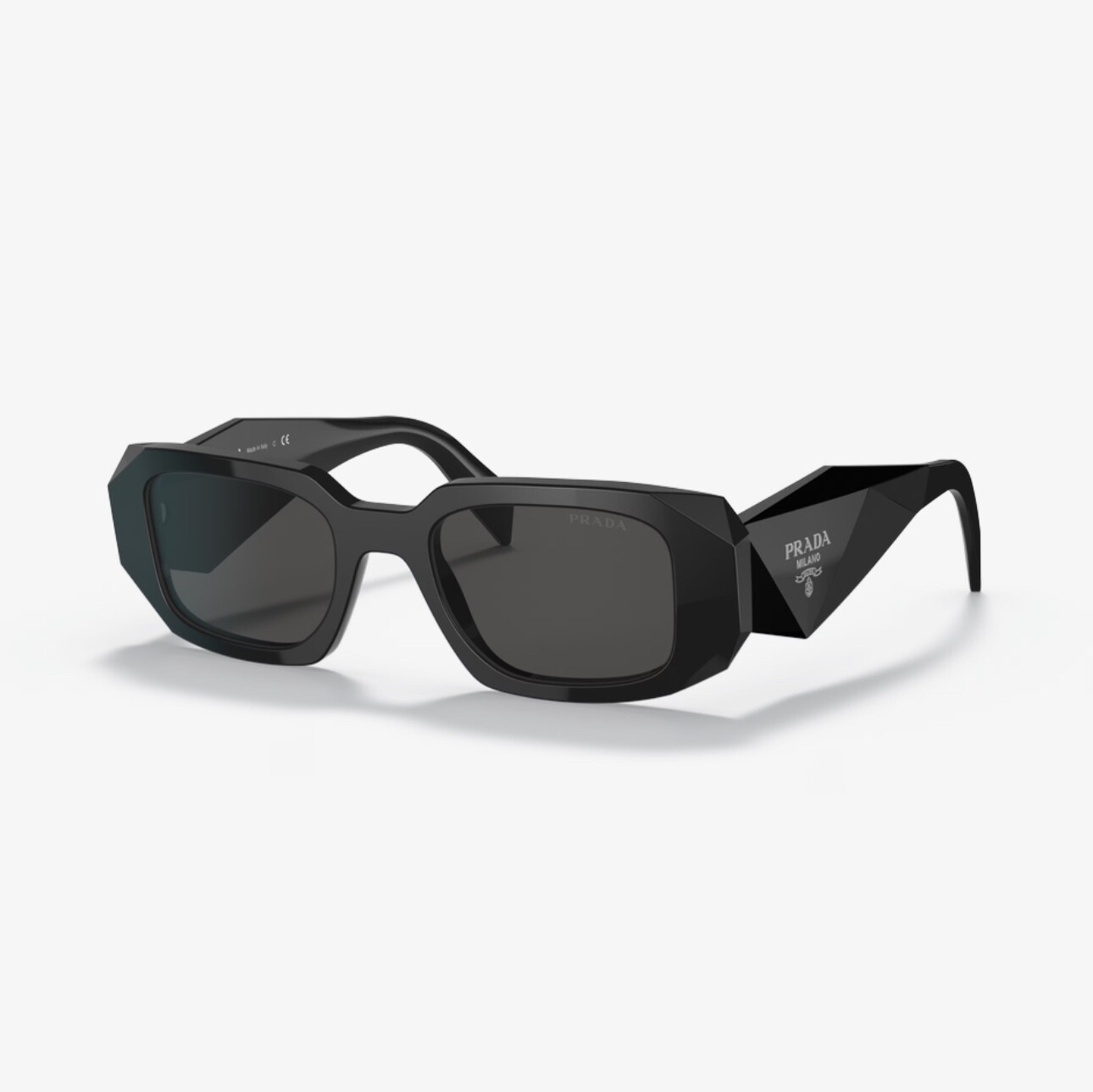 Prada SPR17W universal fit Sunglasses 49/22 Black