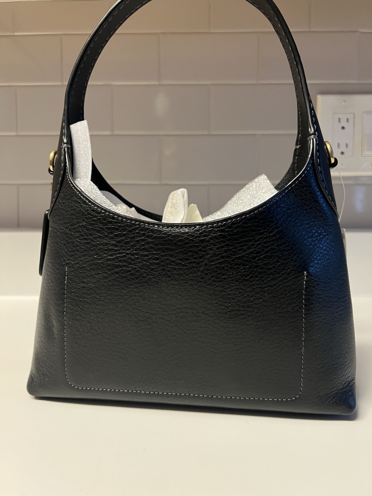 Coach Brooklyn 23 In Brass/Black. CW614. NWT.