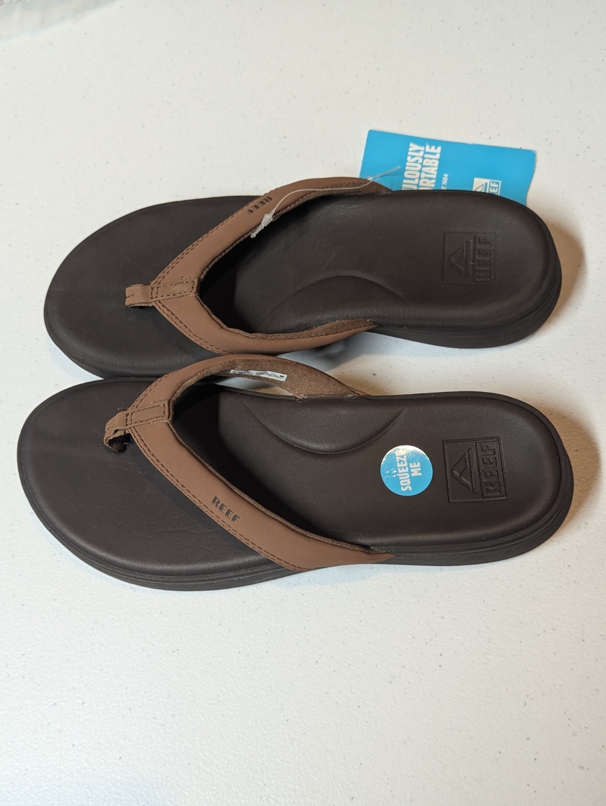 Reef Cushion Cloud Women’s Size 10 Flip Flops Thong Sandals Espresso New NWT