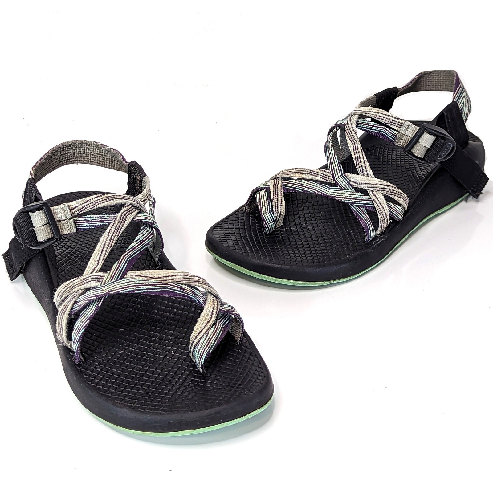 Chaco Womens ZX/2 Sandals Pixel Weave Classic Hiking Outdoor Gorpcore Toe Loop 8
